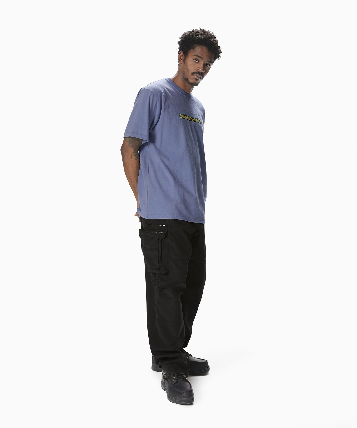 【THISISNEVERTHAT】UFO Tee Steel Blue thisisneverthat® - UFO T-shirt | HBX - Globally Curated