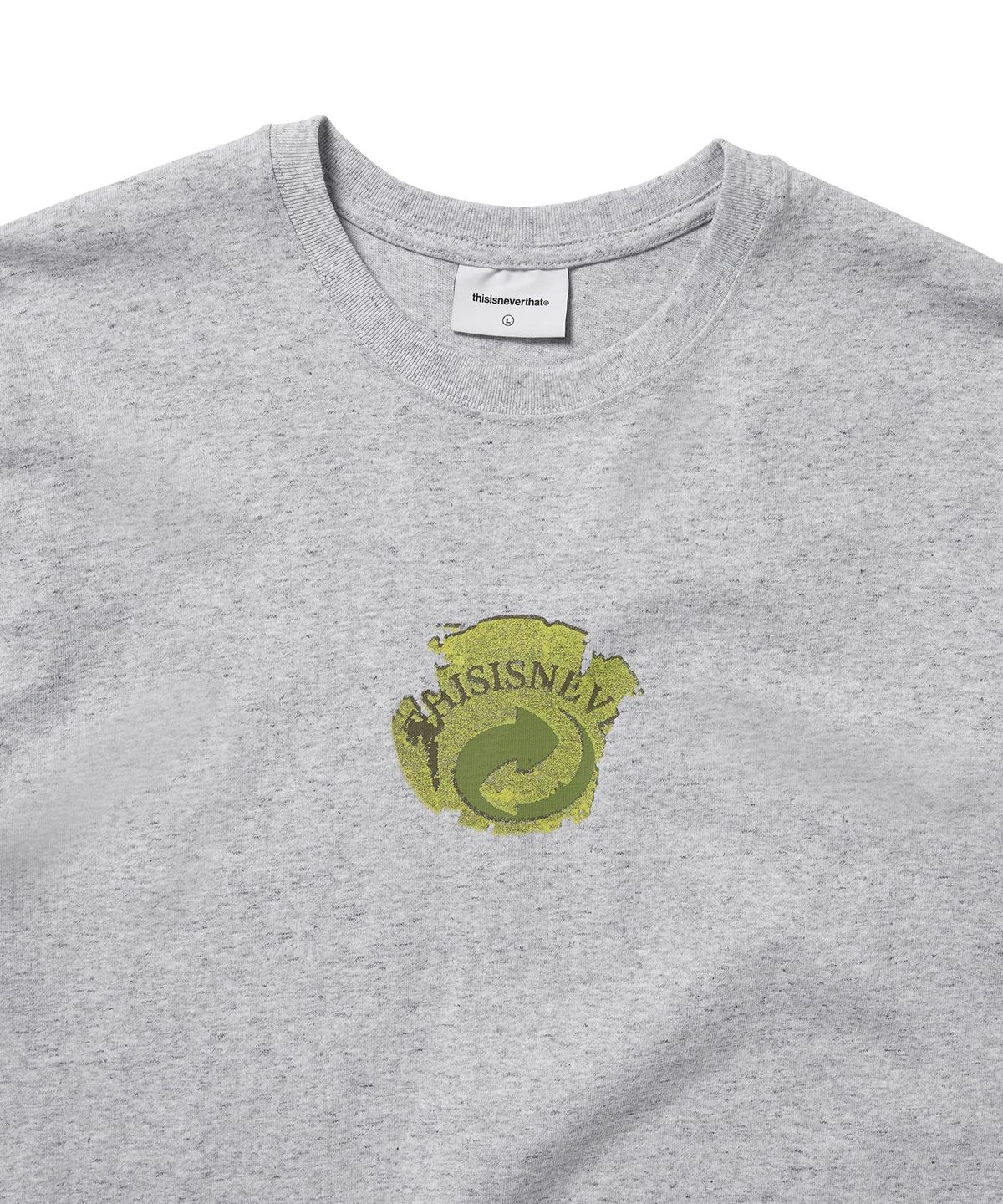 디스이즈네버댓(THISISNEVERTHAT) Circulation Tee Heather Grey