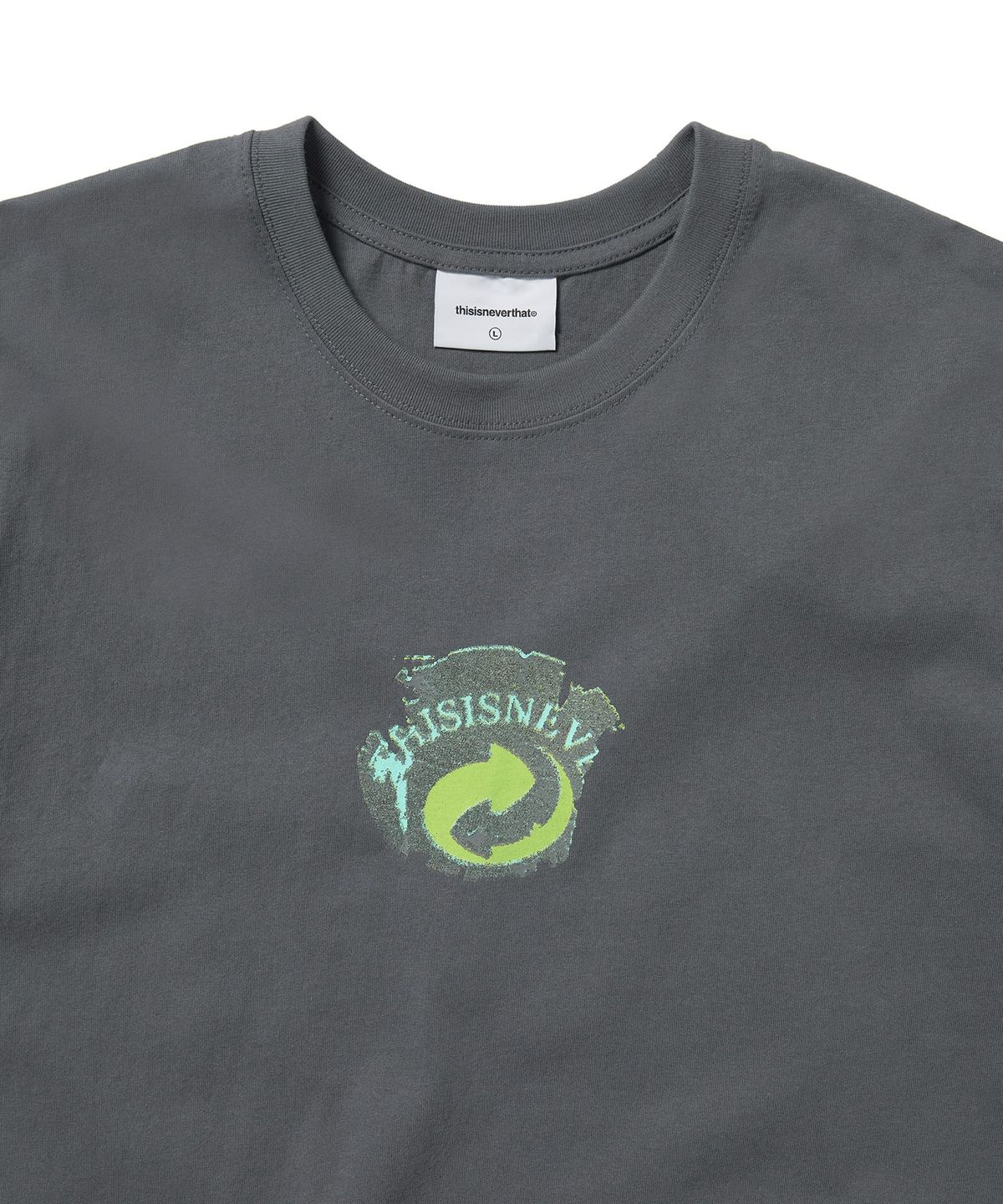 디스이즈네버댓(THISISNEVERTHAT) Circulation Tee Dark Grey
