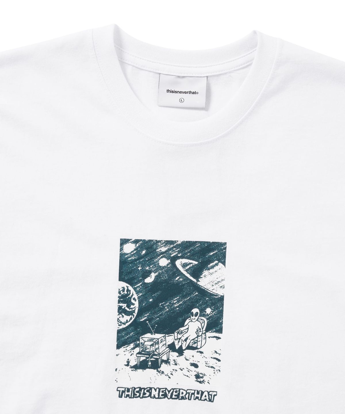 디스이즈네버댓(THISISNEVERTHAT) Outer Space Tee White