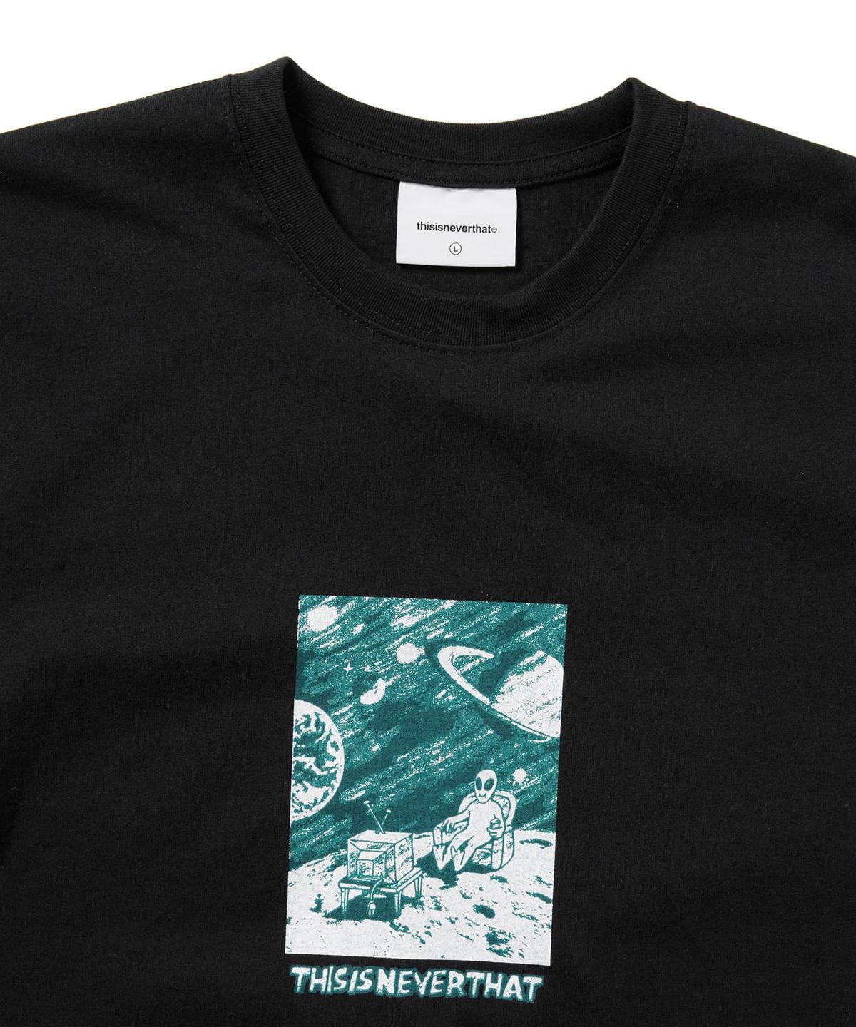 디스이즈네버댓(THISISNEVERTHAT) Outer Space Tee Black