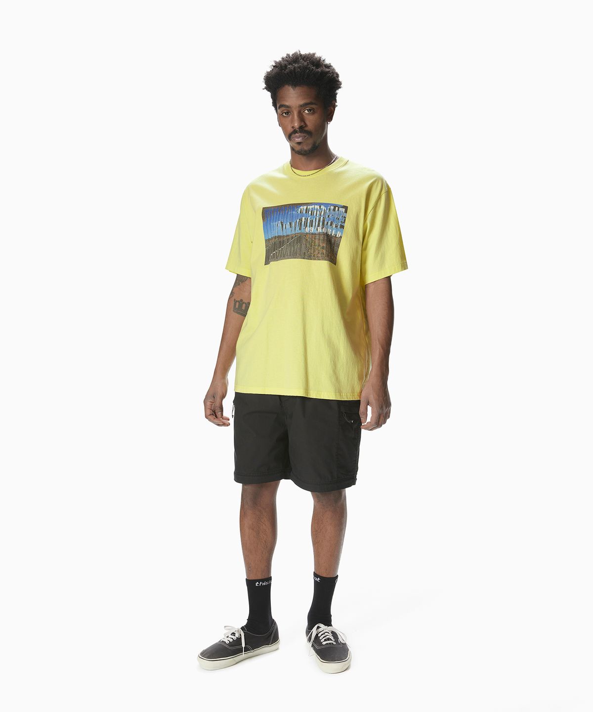 디스이즈네버댓(THISISNEVERTHAT) Highway Tee Lemon