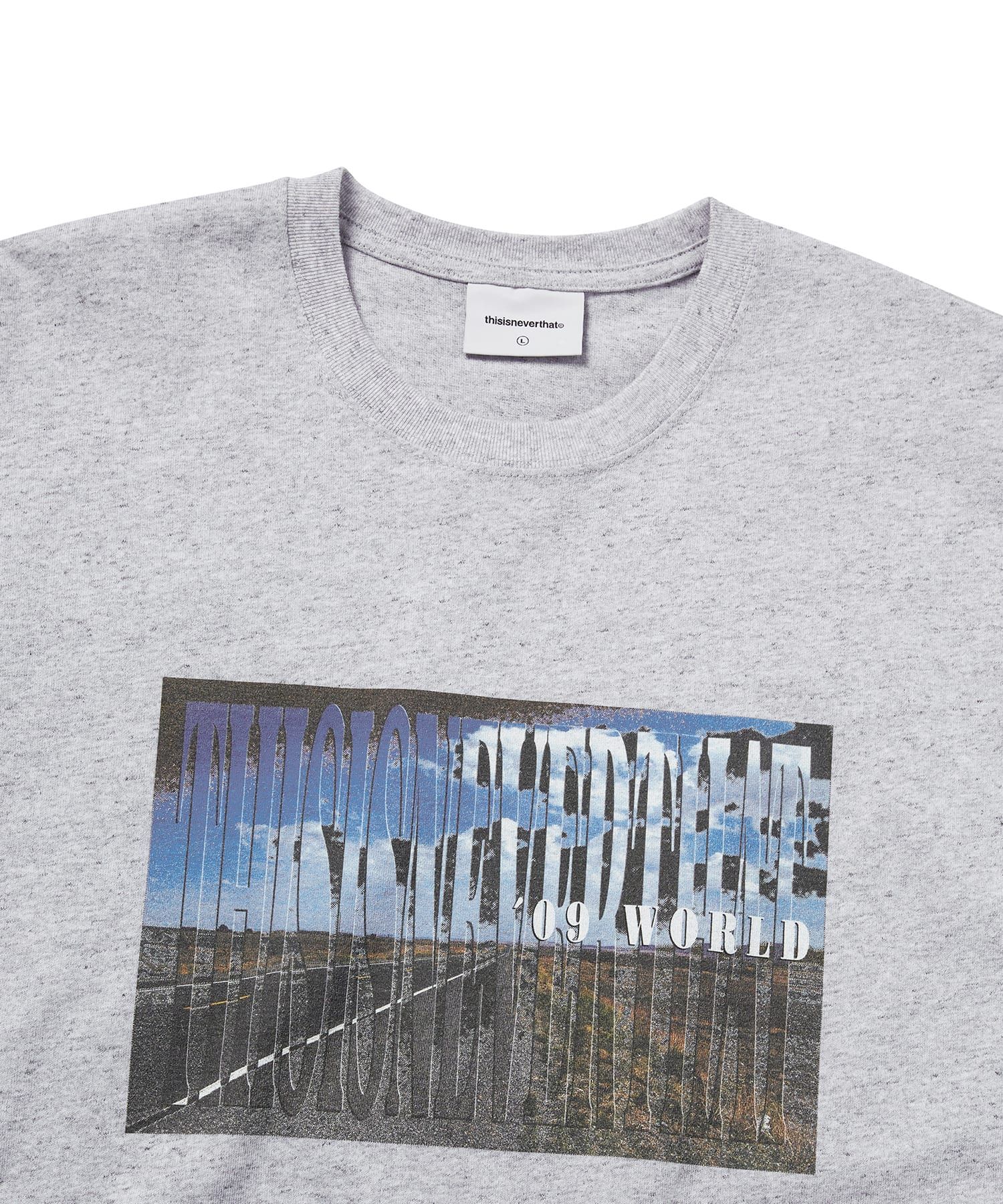 ★thisisneverthat★ Highway Tee Heather Grey TN251TTSST02HGR Highway Tee – thisisneverthat® JP