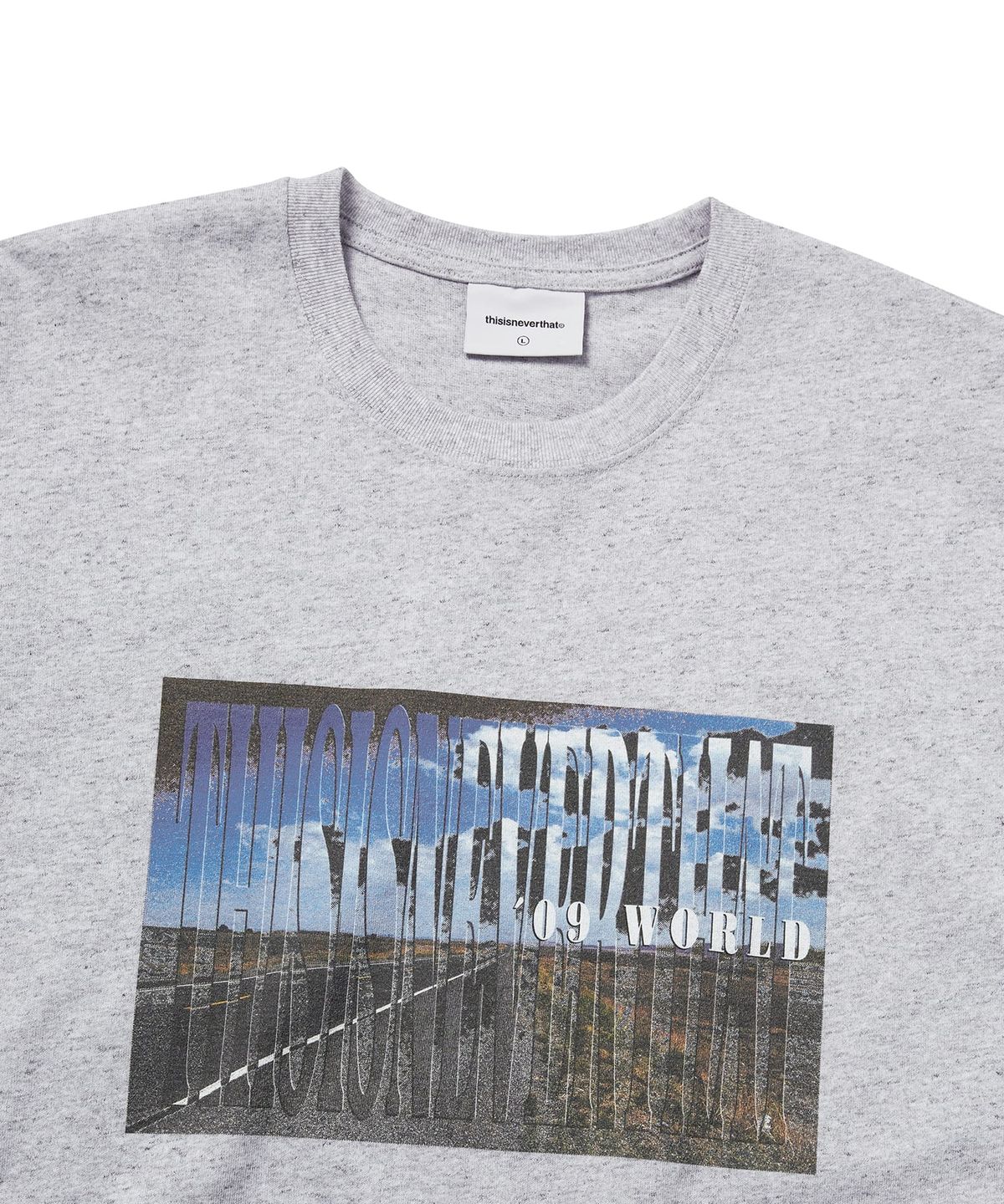 디스이즈네버댓(THISISNEVERTHAT) Highway Tee Heather Grey