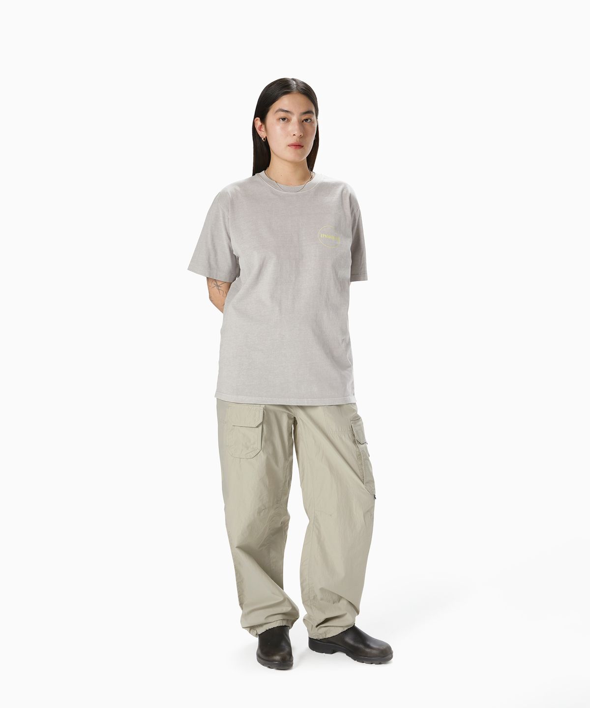 디스이즈네버댓(THISISNEVERTHAT) (SS25) C-Logo Tee Grey