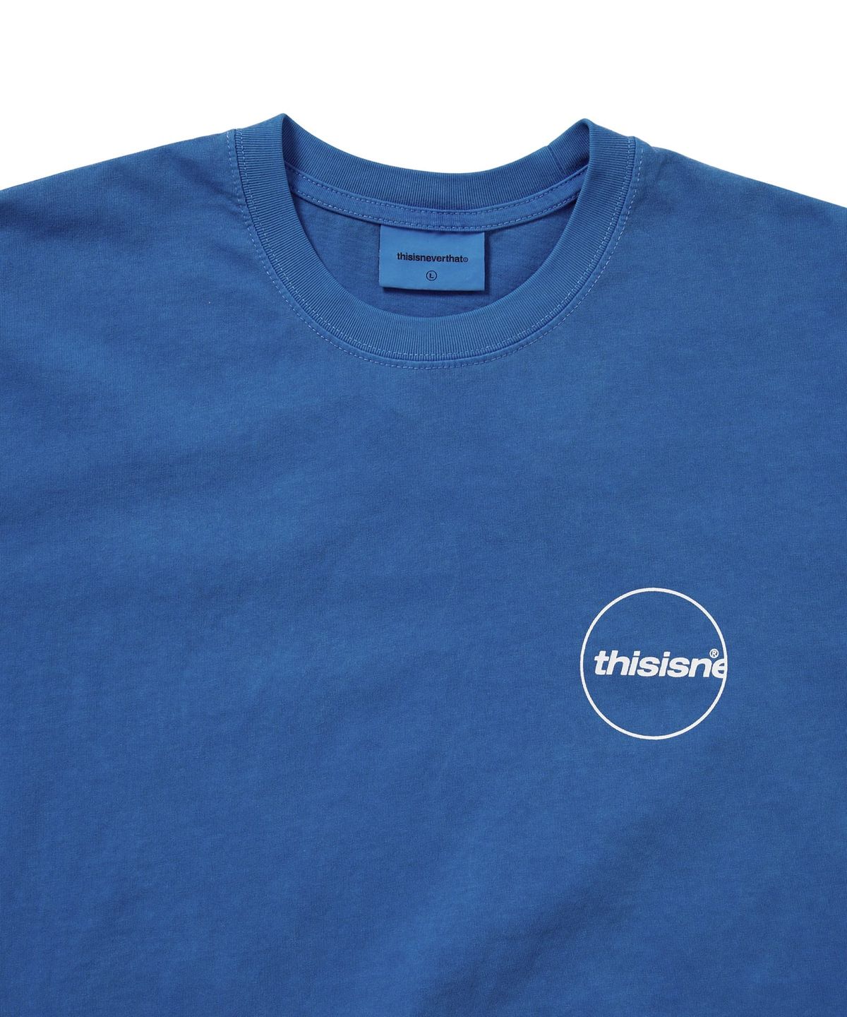 디스이즈네버댓(THISISNEVERTHAT) C-Logo Tee Blue