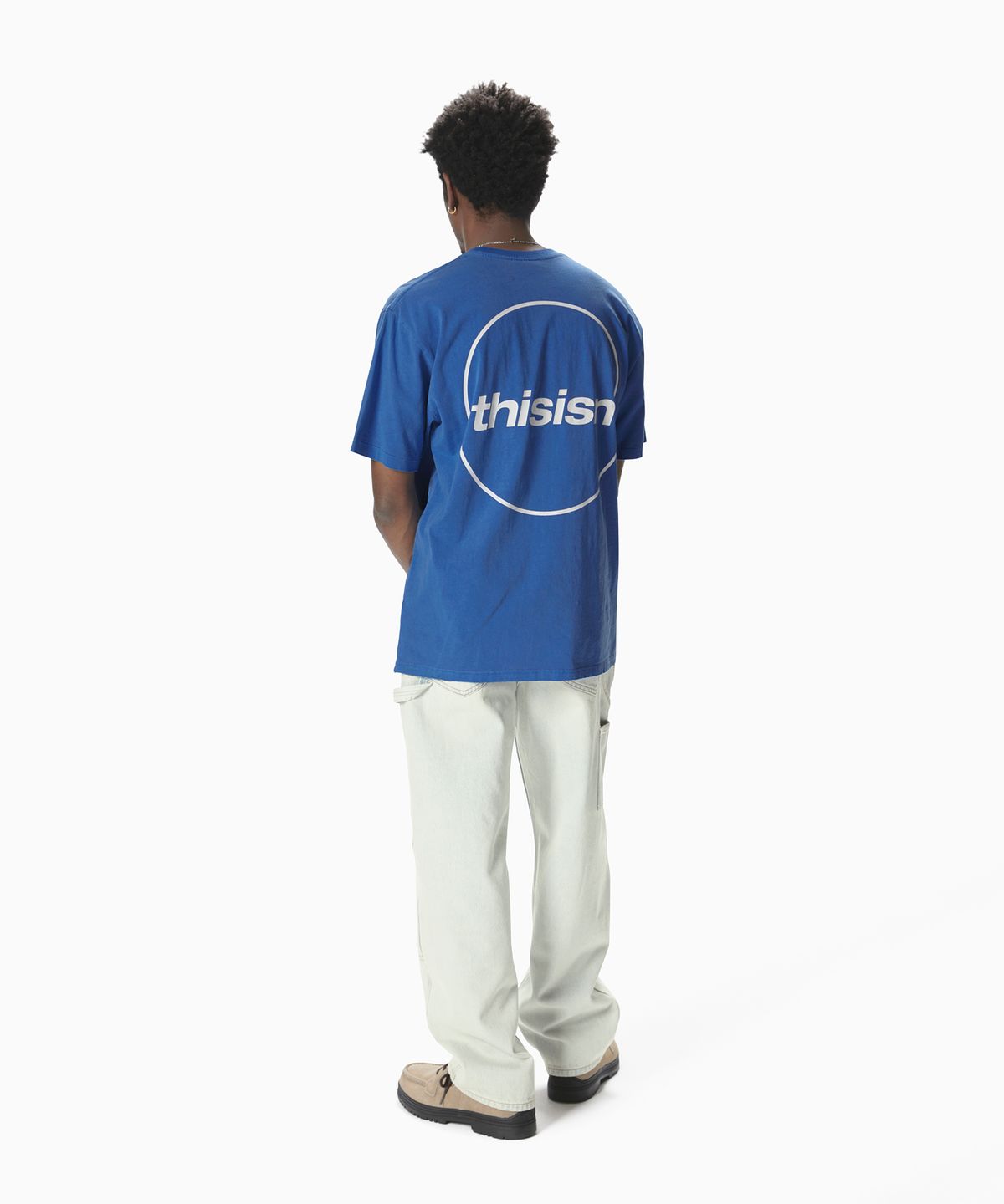 디스이즈네버댓(THISISNEVERTHAT) C-Logo Tee Blue