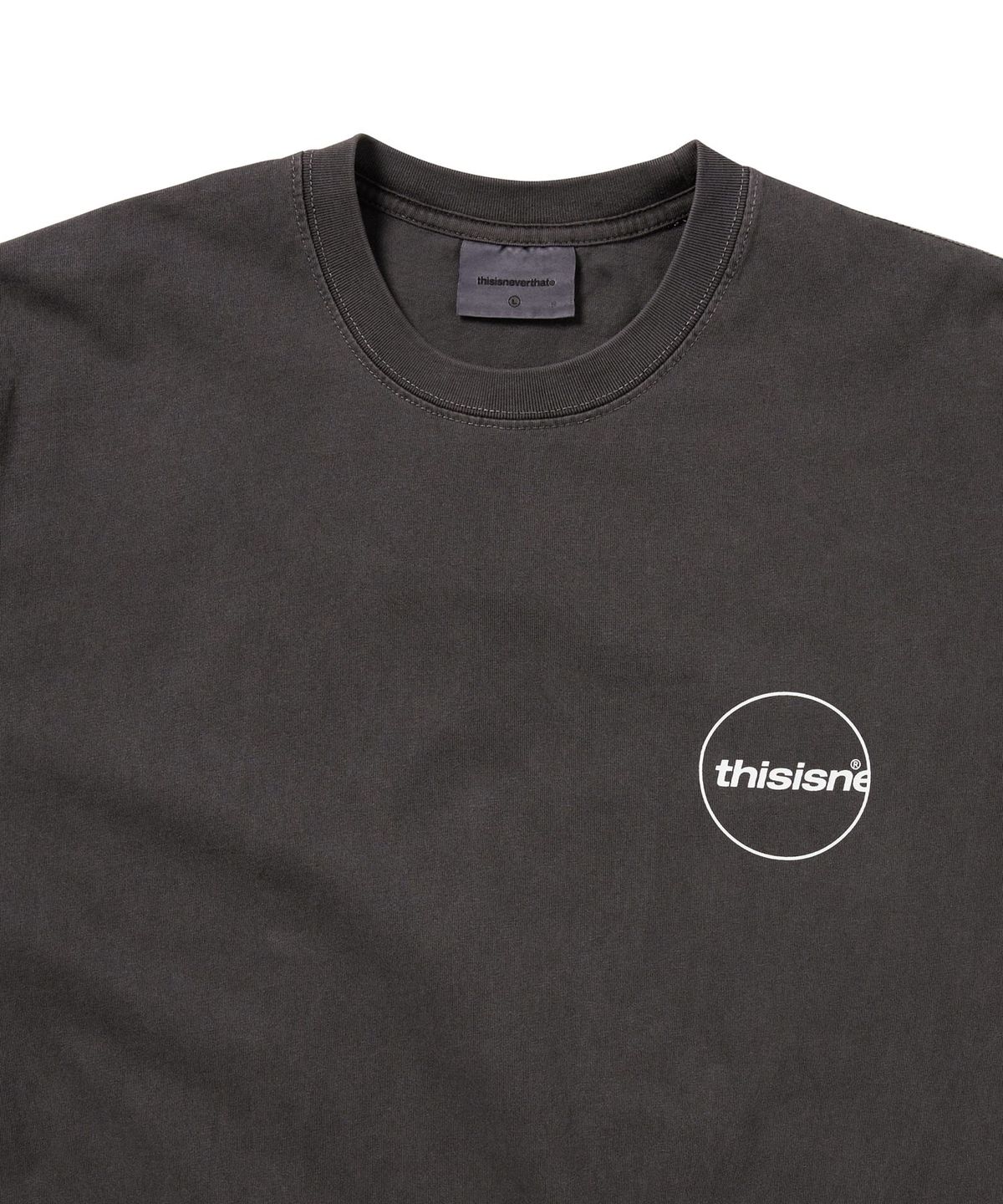 디스이즈네버댓(THISISNEVERTHAT) (SS25) C-Logo Tee Charcoal