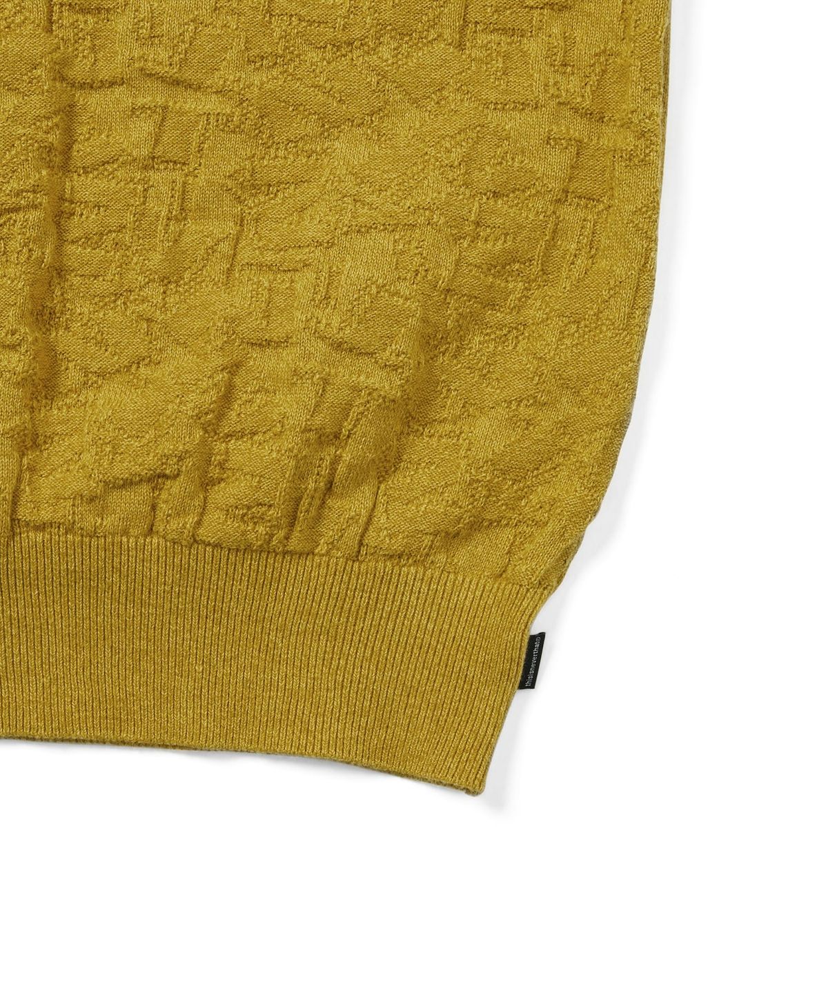 디스이즈네버댓(THISISNEVERTHAT) Stacked TNT S/S Knit Polo Yellow