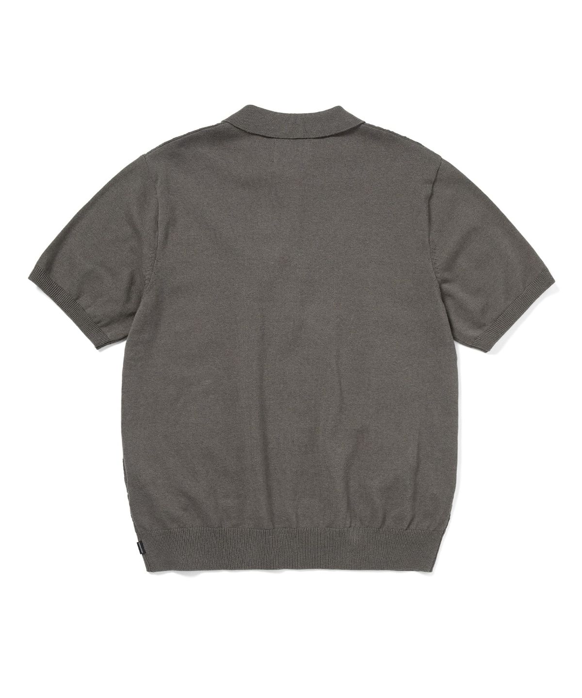 디스이즈네버댓(THISISNEVERTHAT) Stacked TNT S/S Knit Polo Grey
