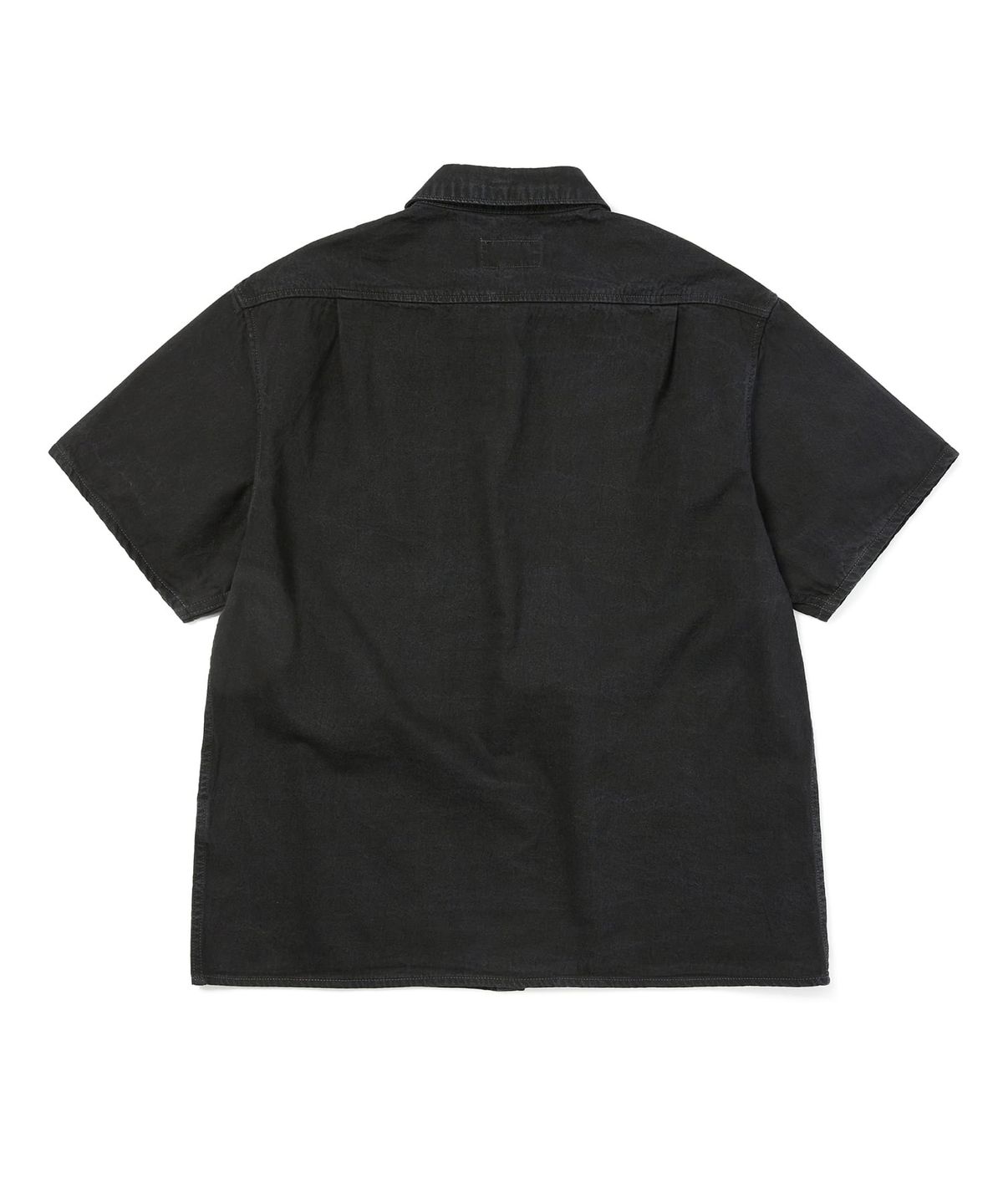 디스이즈네버댓(THISISNEVERTHAT) (25SS) Washed Denim S/S Shirt Black