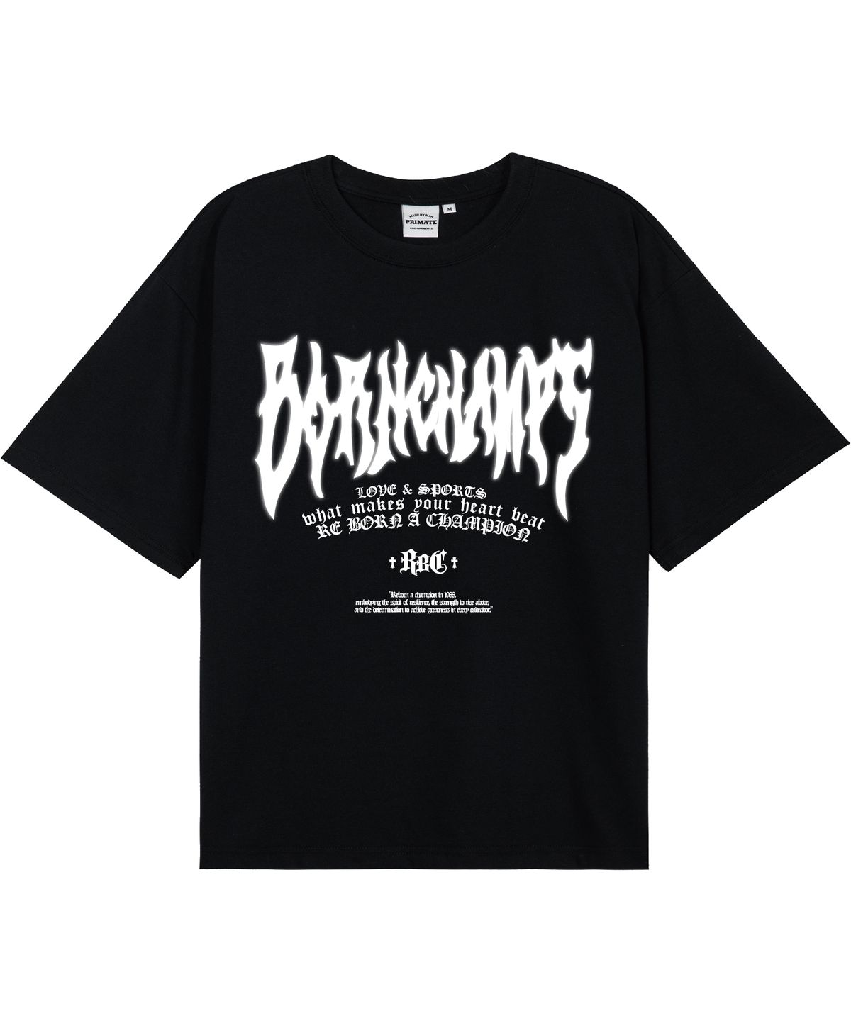 본챔스(BORN CHAMPS) [7 COLORS] TRIBAL SHADOW 오버핏 반팔티셔츠 B25ST42