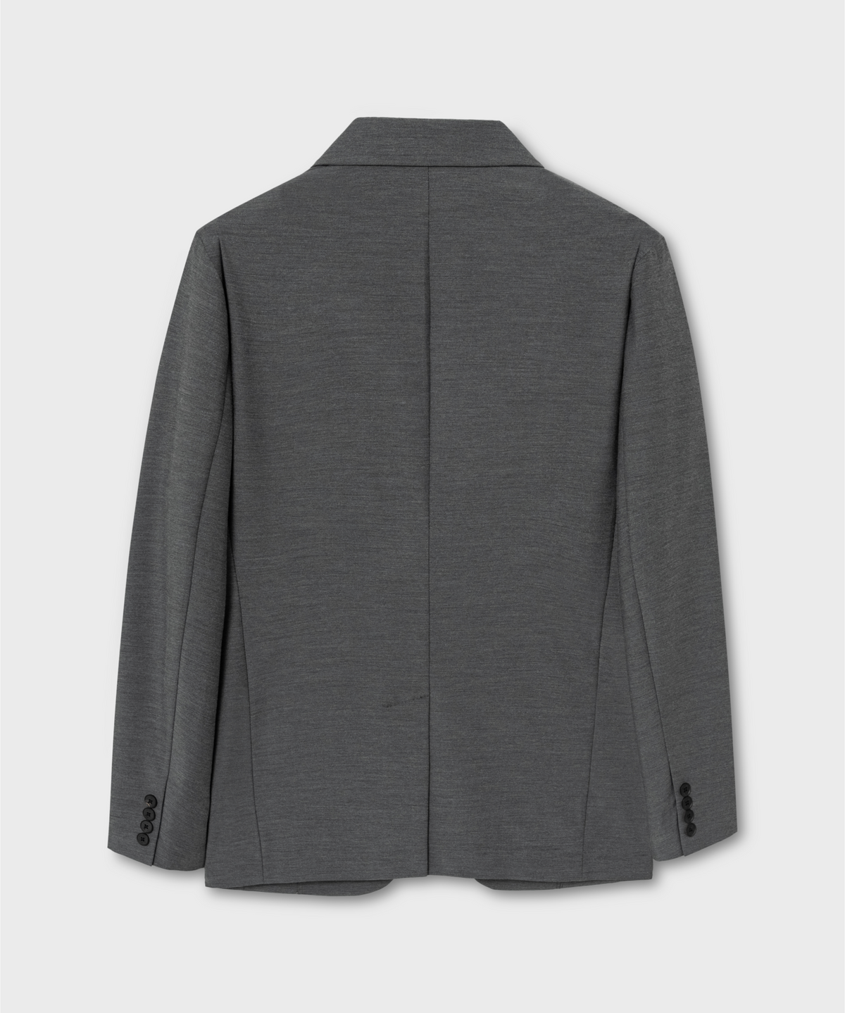 넌블랭크(NONBLANK) [여름]하이쿨 세미 오버 핏 블레이저_MELANGE GREY