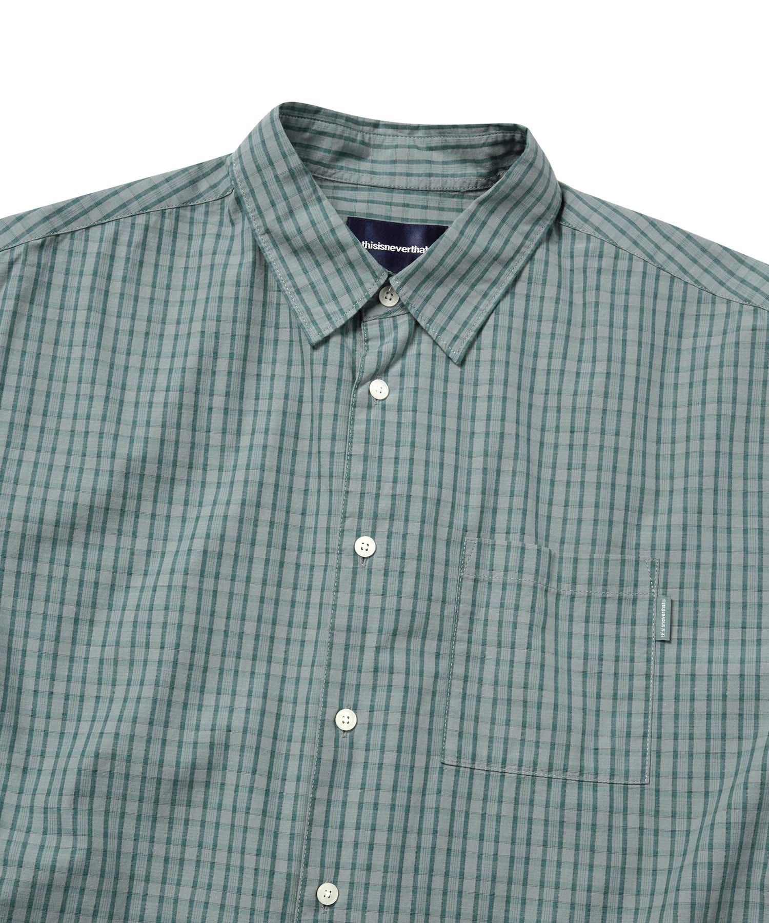 【THISISNEVERTHAT】オンブルチェック S/S シャツグリーン MUSINSA | thisisneverthat® Check S/S Shirt Green