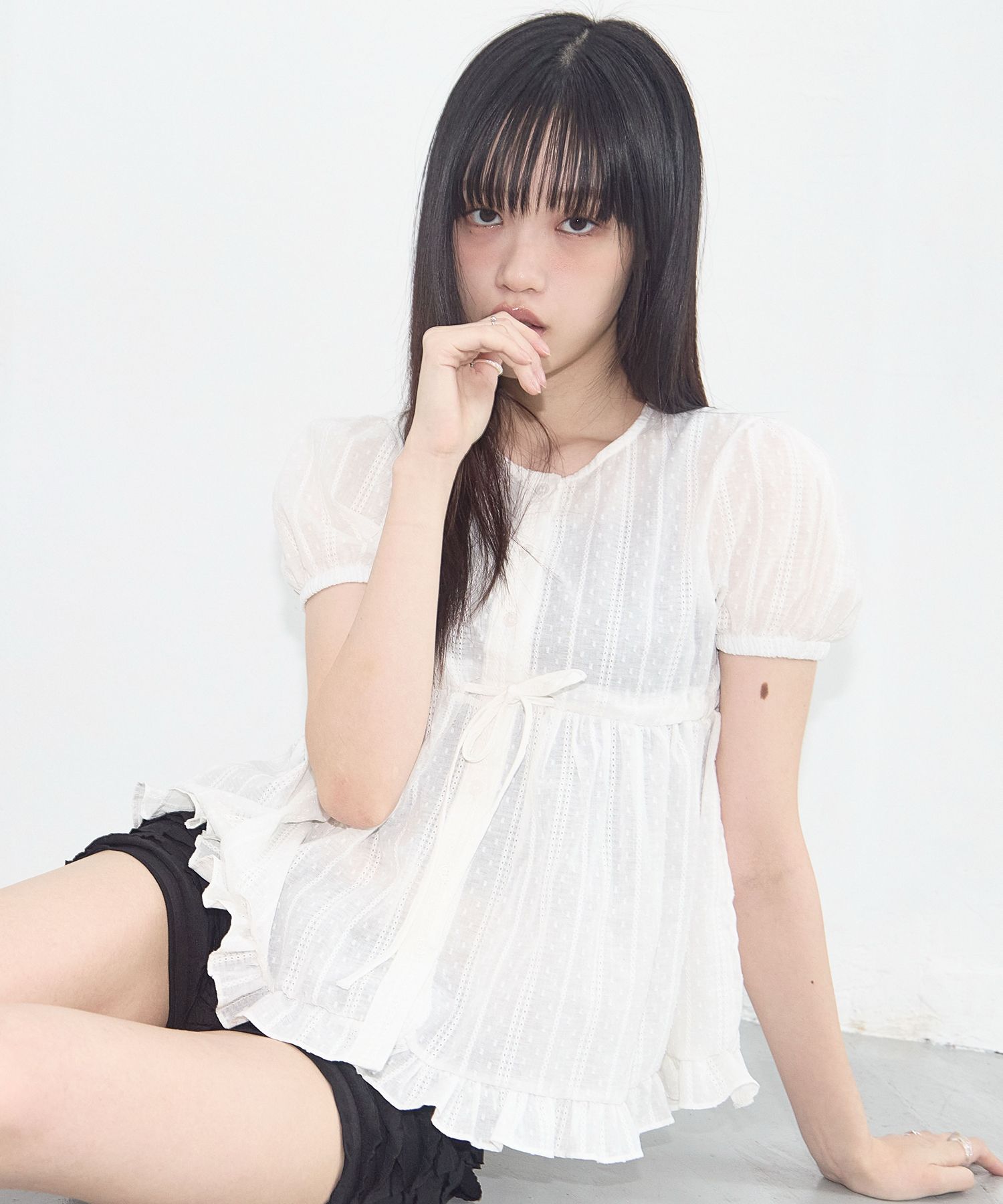 SHUSHU/TONG bow-detail Sleeveless Dress | Grey | FARFETCH