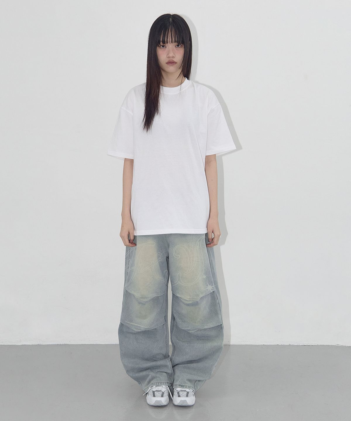 팬시클럽(FANCY CLUB) 리버스 오브 헤븐 티 (BLUE) F25QB116