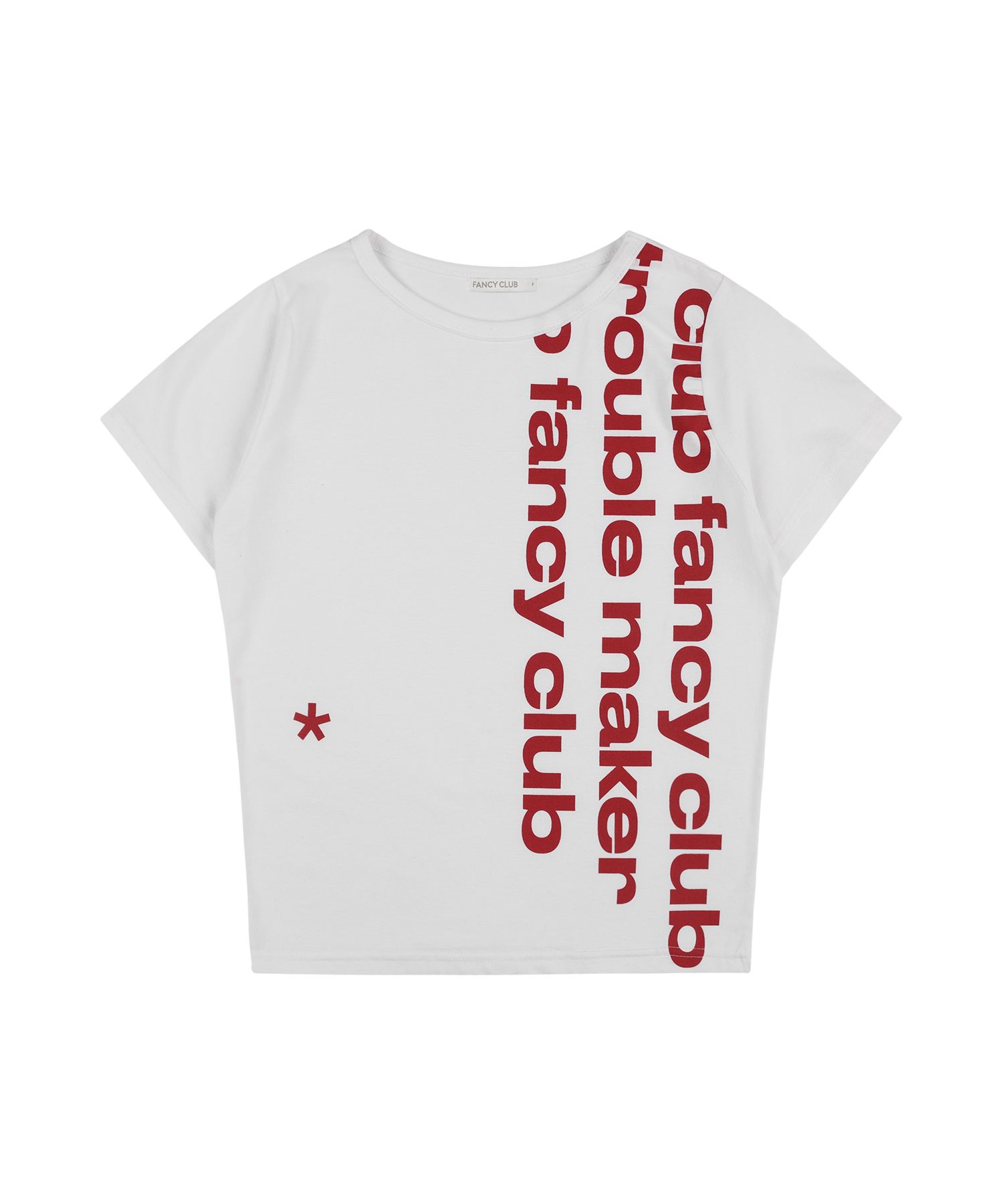 MUSINSA | FANCY CLUB Baywatch Crop Tee (WHITE) F25QB103