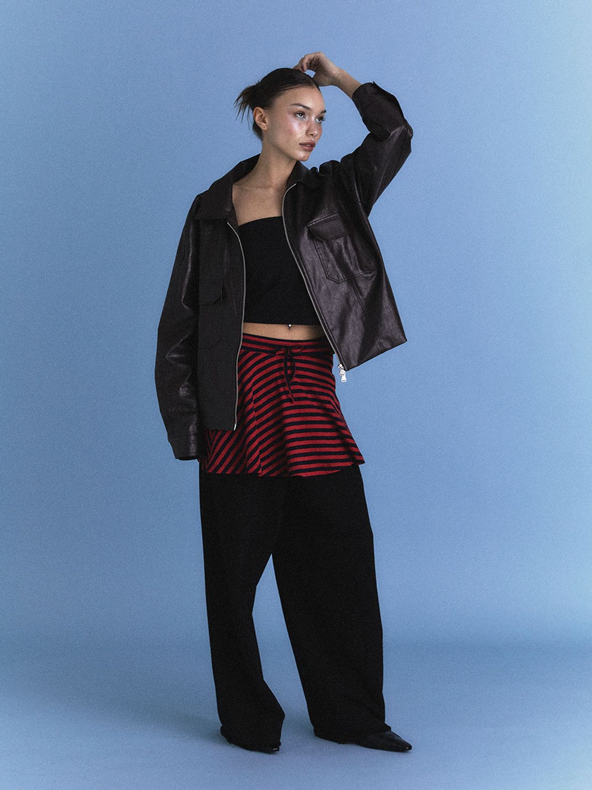 비수스(VISUS) Pigment Cotton Pants_Black