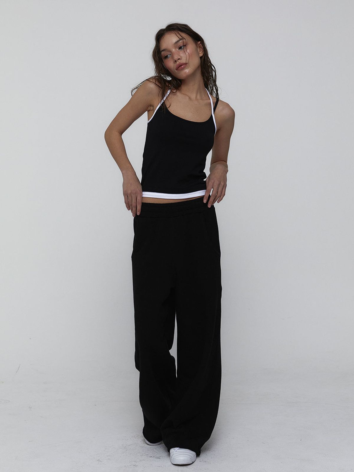 비수스(VISUS) Pigment Cotton Pants_Black