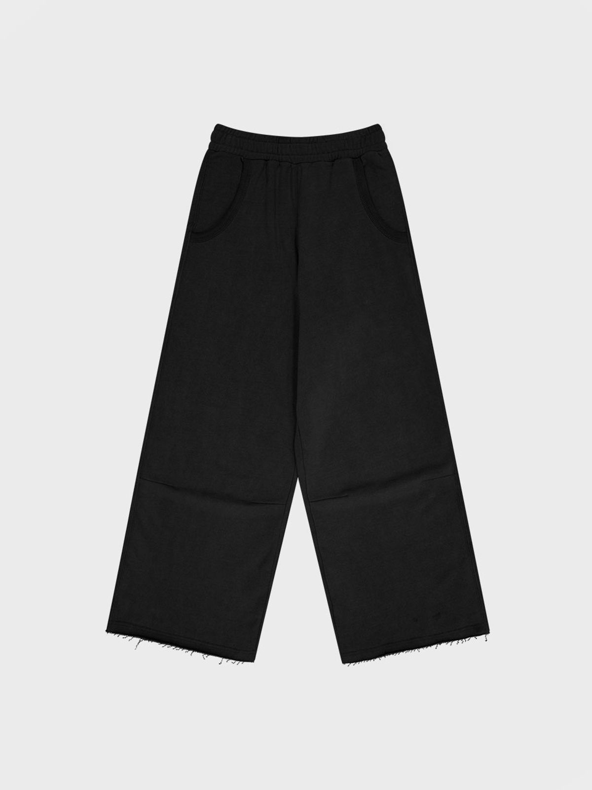 비수스(VISUS) Pigment Cotton Pants_Black