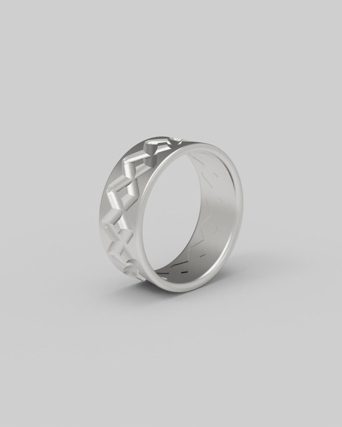 르네오브제(RENEOBJET) RAY  ENGRAVED RING  [STERLING SILVER] 조각 링 925실버 반지