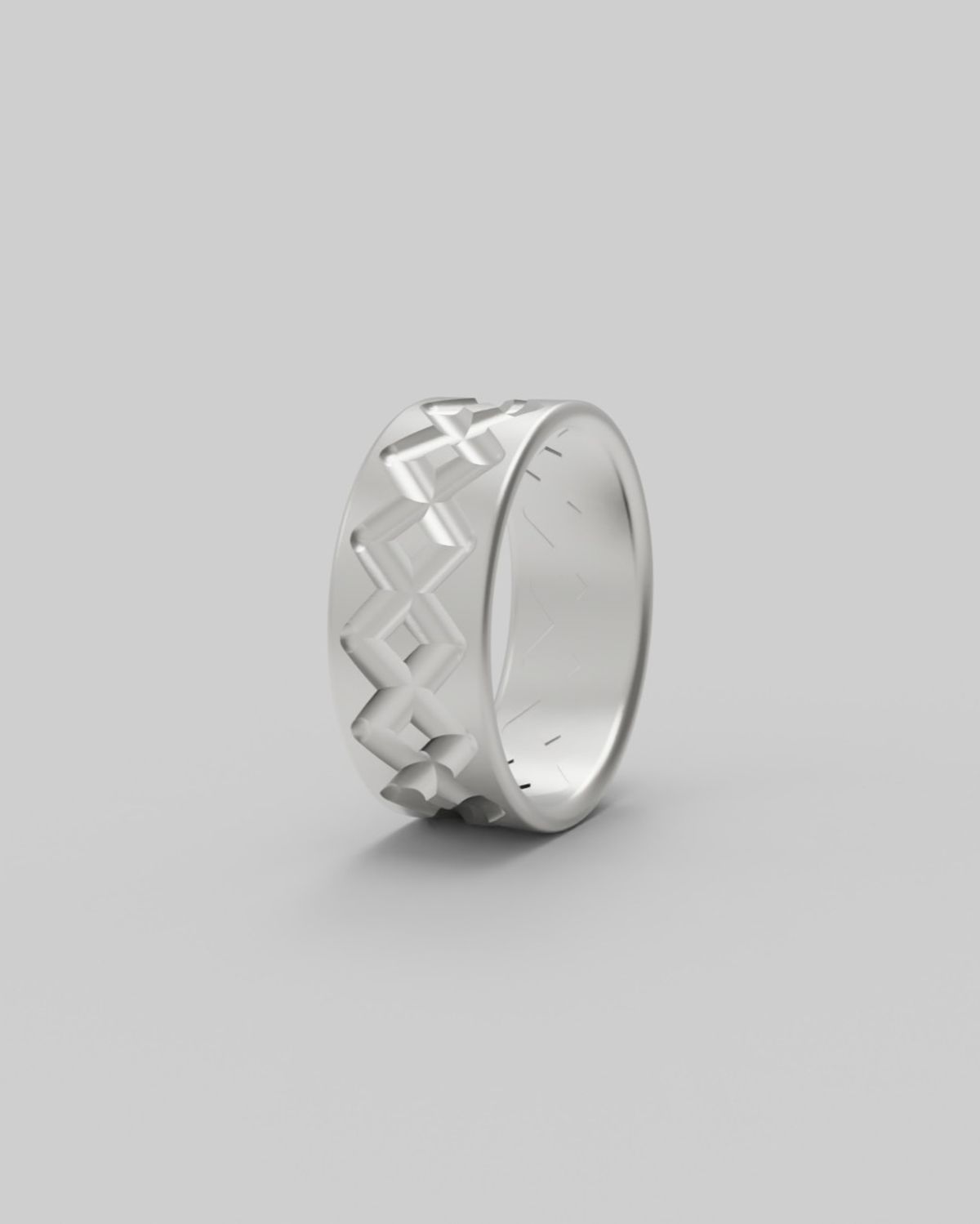 르네오브제(RENEOBJET) RAY  ENGRAVED RING  [STERLING SILVER] 조각 링 925실버 반지