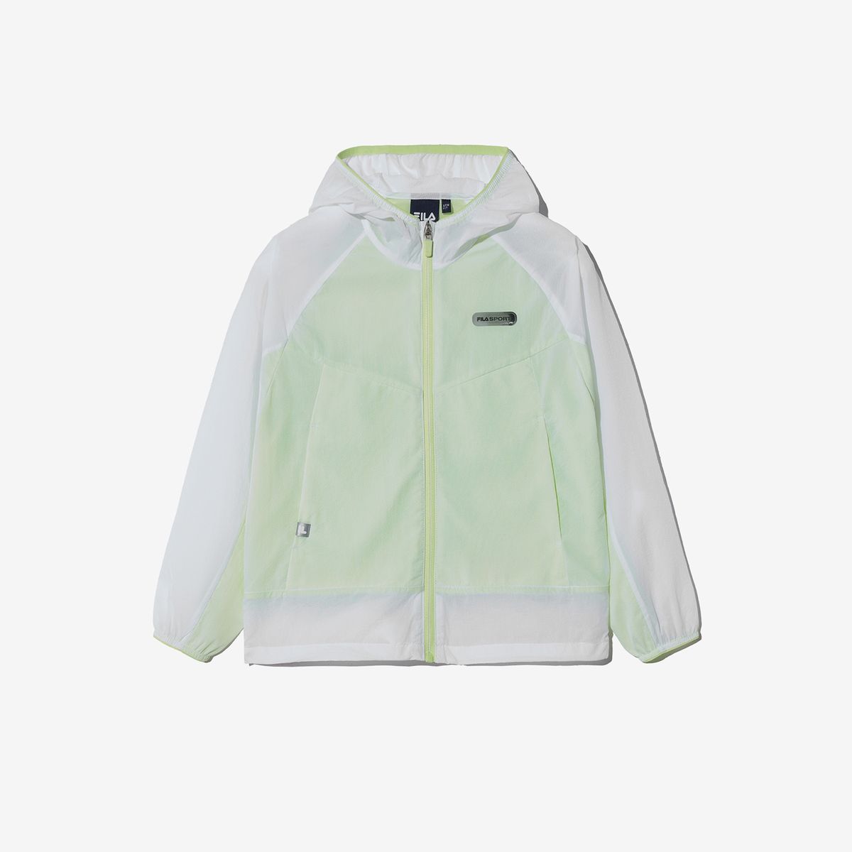 휠라 키즈(FILA KIDS) 경량 패커블 윈드브레이커(FK2JKH2503XWHI)
