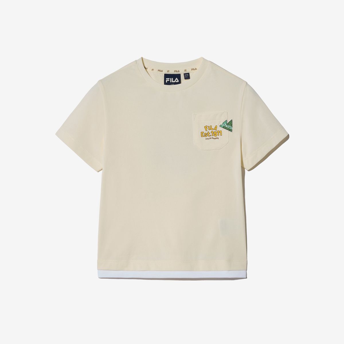 휠라 키즈(FILA KIDS) Travel club 포켓형 하프 상하세트