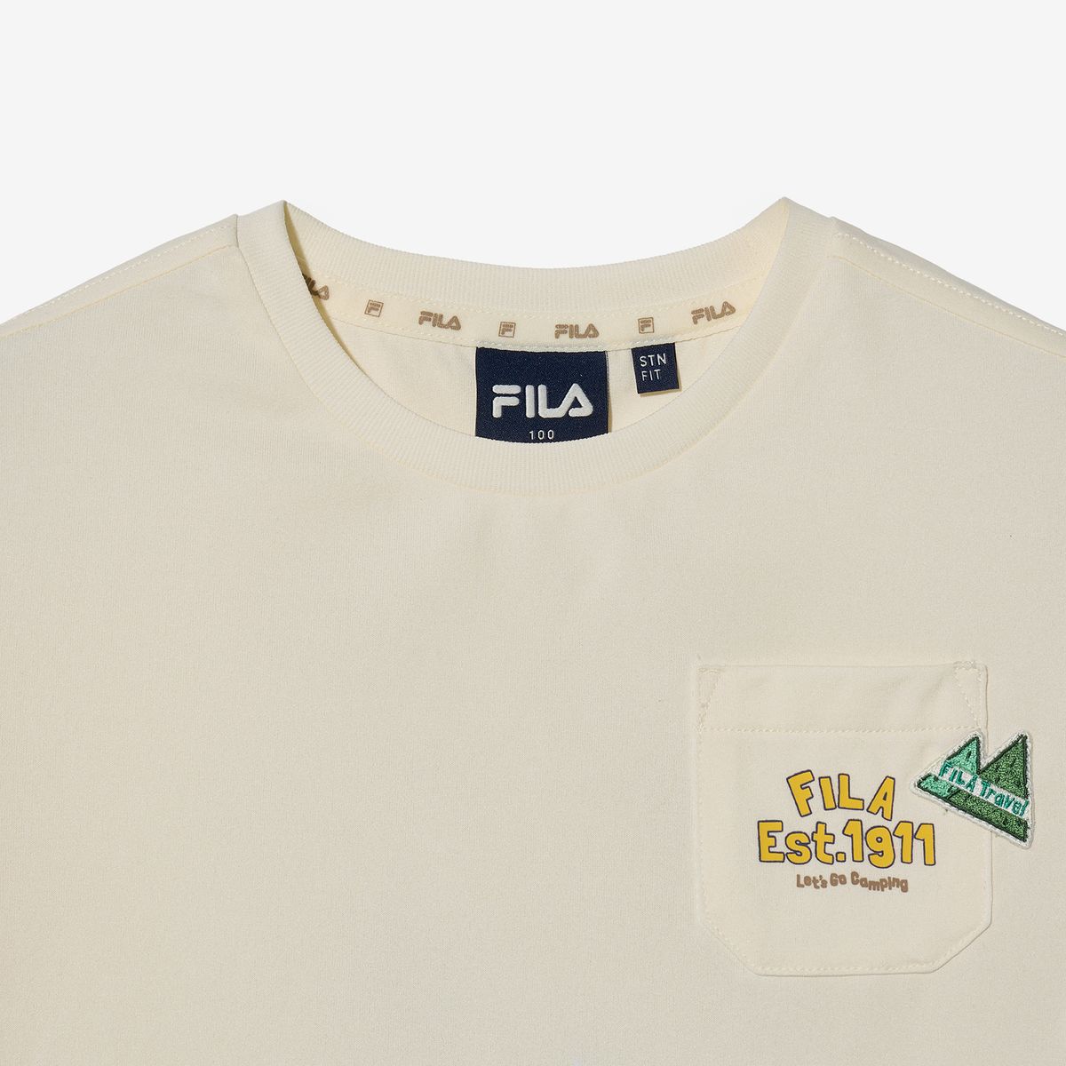 휠라 키즈(FILA KIDS) Travel club 포켓형 하프 상하세트
