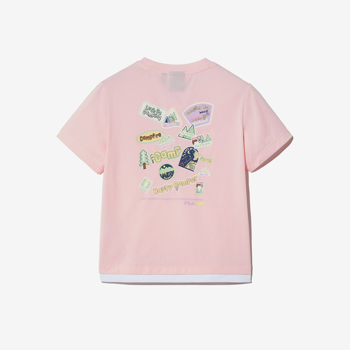 휠라 키즈(FILA KIDS) Travel club 포켓형 하프 상하세트
