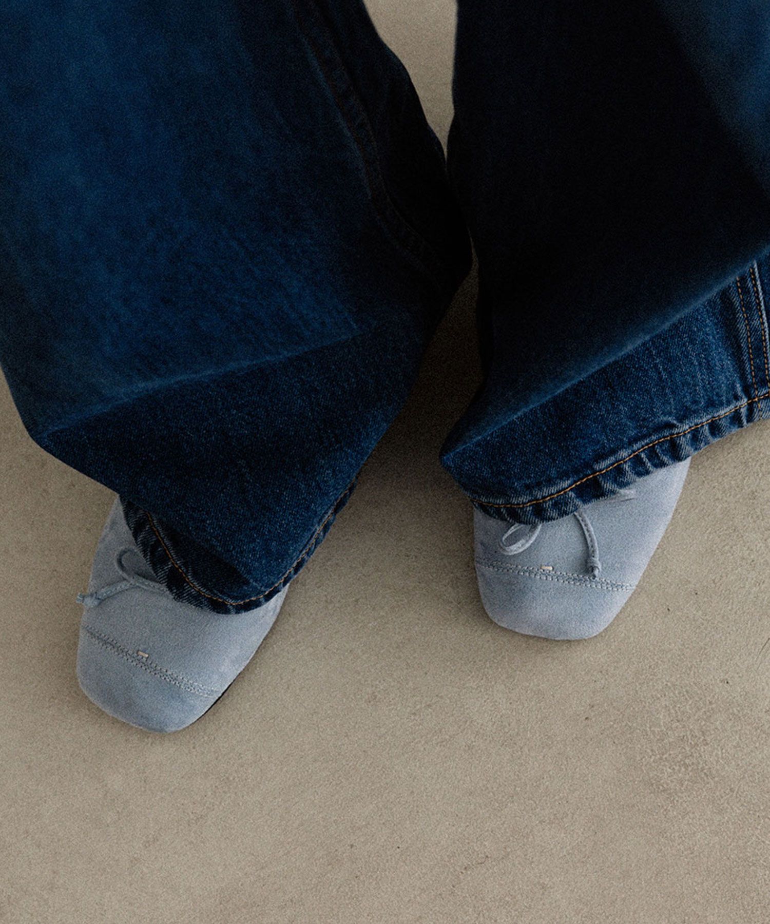 MUSINSA公式 | OMNIPOTENT omn flat shoes [Light blue]