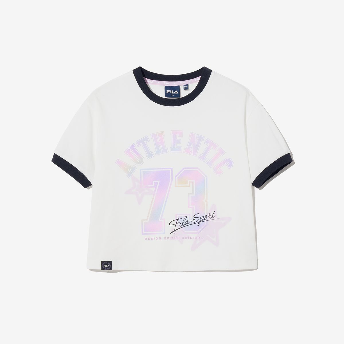 휠라 키즈(FILA KIDS) 여아 링거 티셔츠