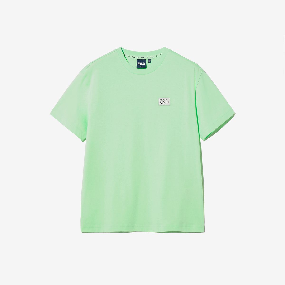휠라 키즈(FILA KIDS) 베이직 로고 티셔츠