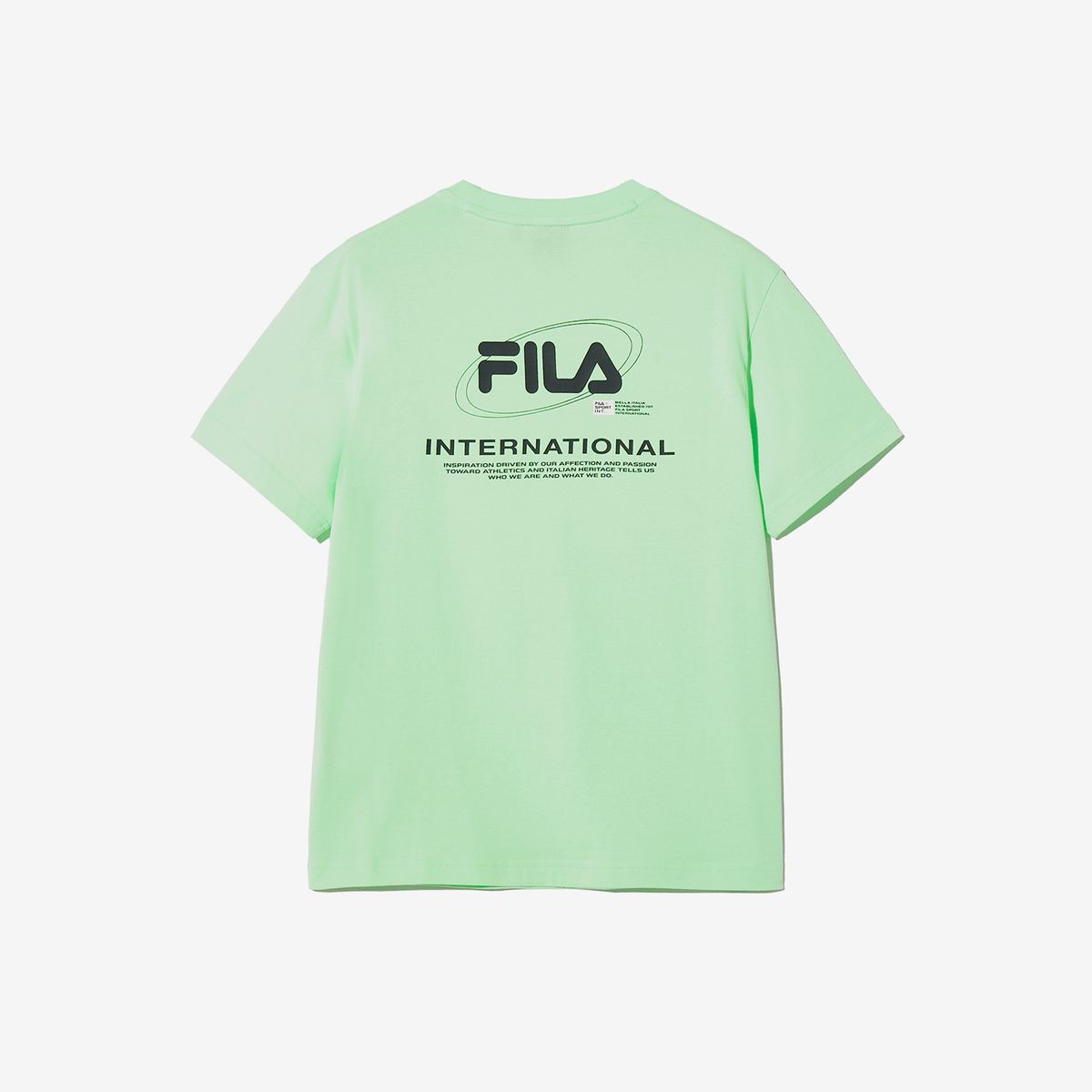 휠라 키즈(FILA KIDS) 베이직 로고 티셔츠