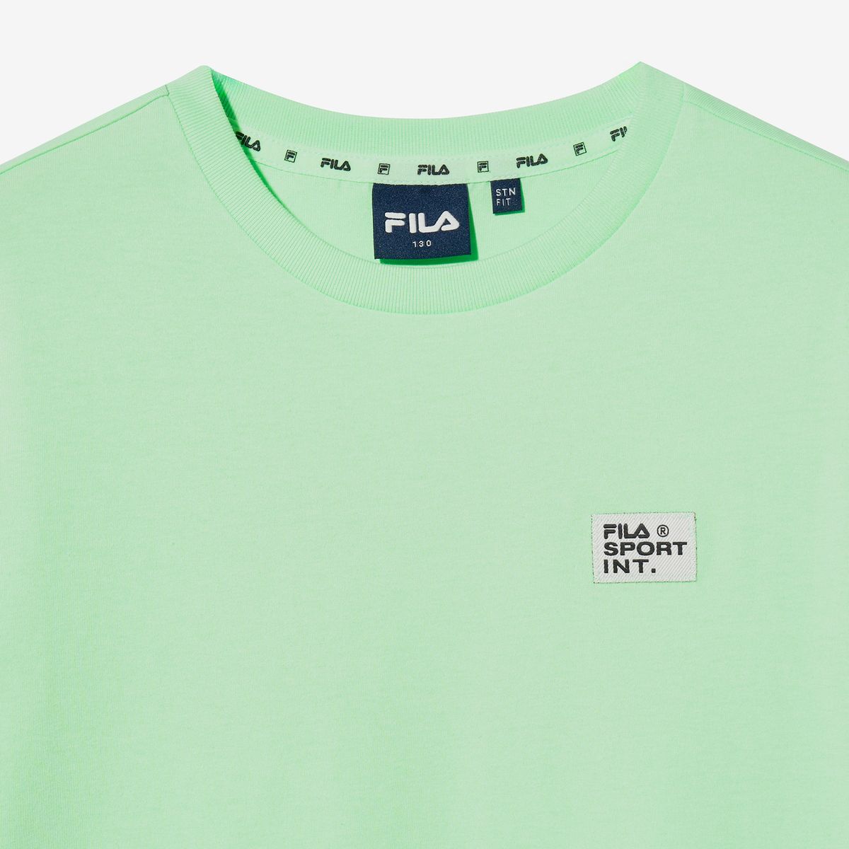 휠라 키즈(FILA KIDS) 베이직 로고 티셔츠