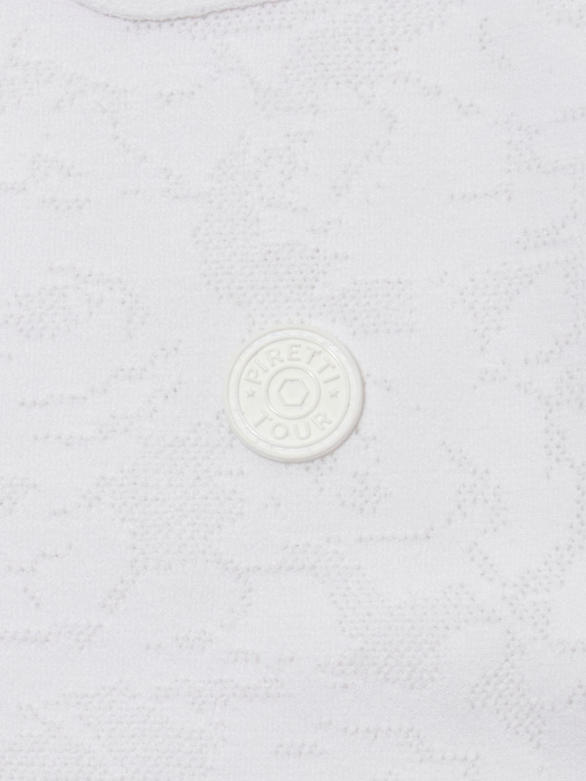 피레티(PIRETTI) 투터로즈 반팔 폴로 니트 W_White