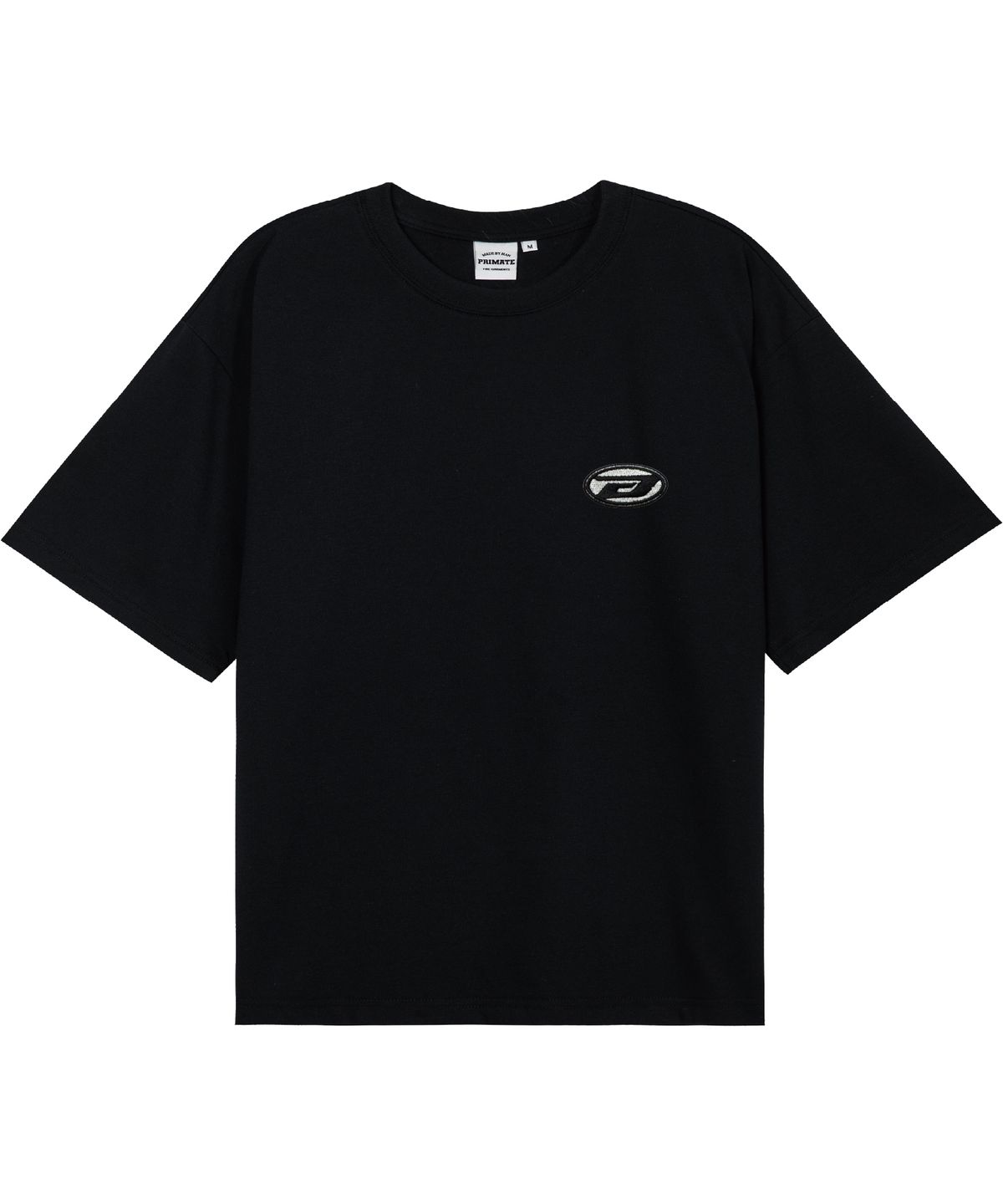 본챔스(BORN CHAMPS) [5 COLORS] B LOGO 아플리케 오버핏 반팔티셔츠 B25ST43