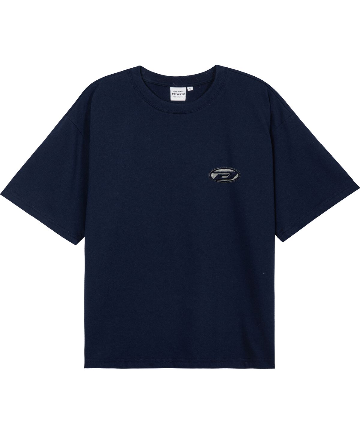본챔스(BORN CHAMPS) [5 COLORS] B LOGO 아플리케 오버핏 반팔티셔츠 B25ST43