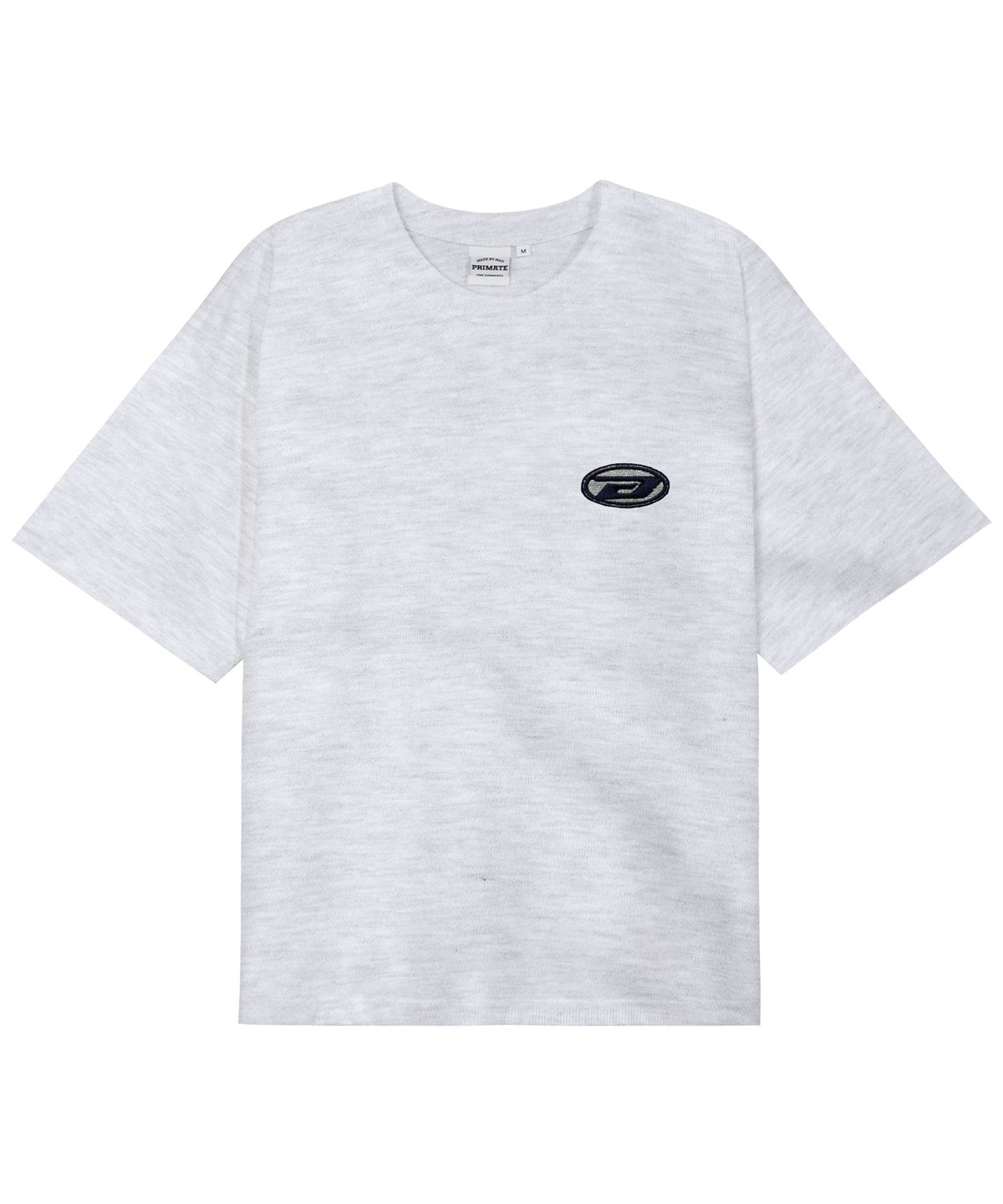 본챔스(BORN CHAMPS) [5 COLORS] B LOGO 아플리케 오버핏 반팔티셔츠 B25ST43