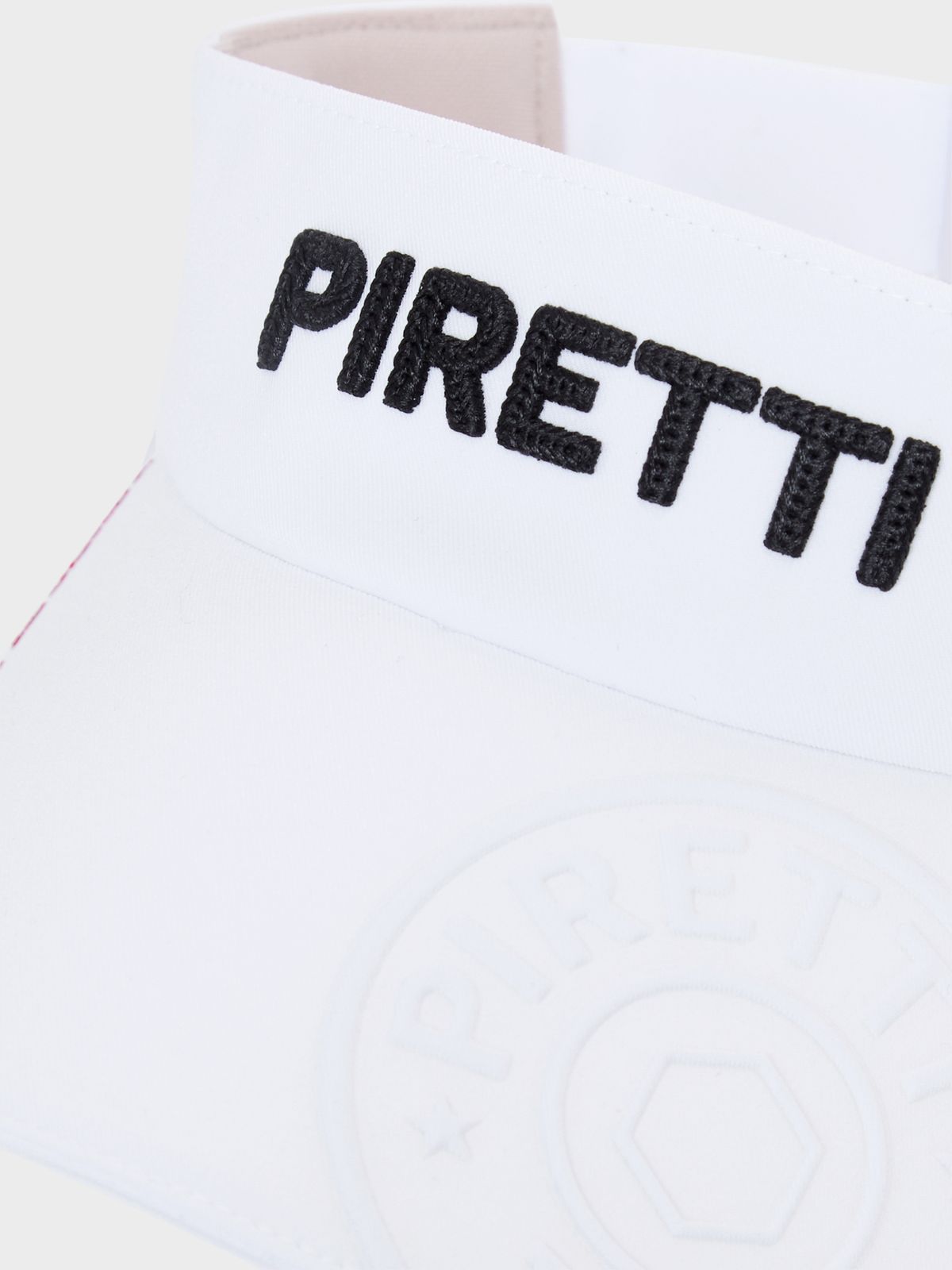 피레티(PIRETTI) 솔리드 투어 바이저_White
