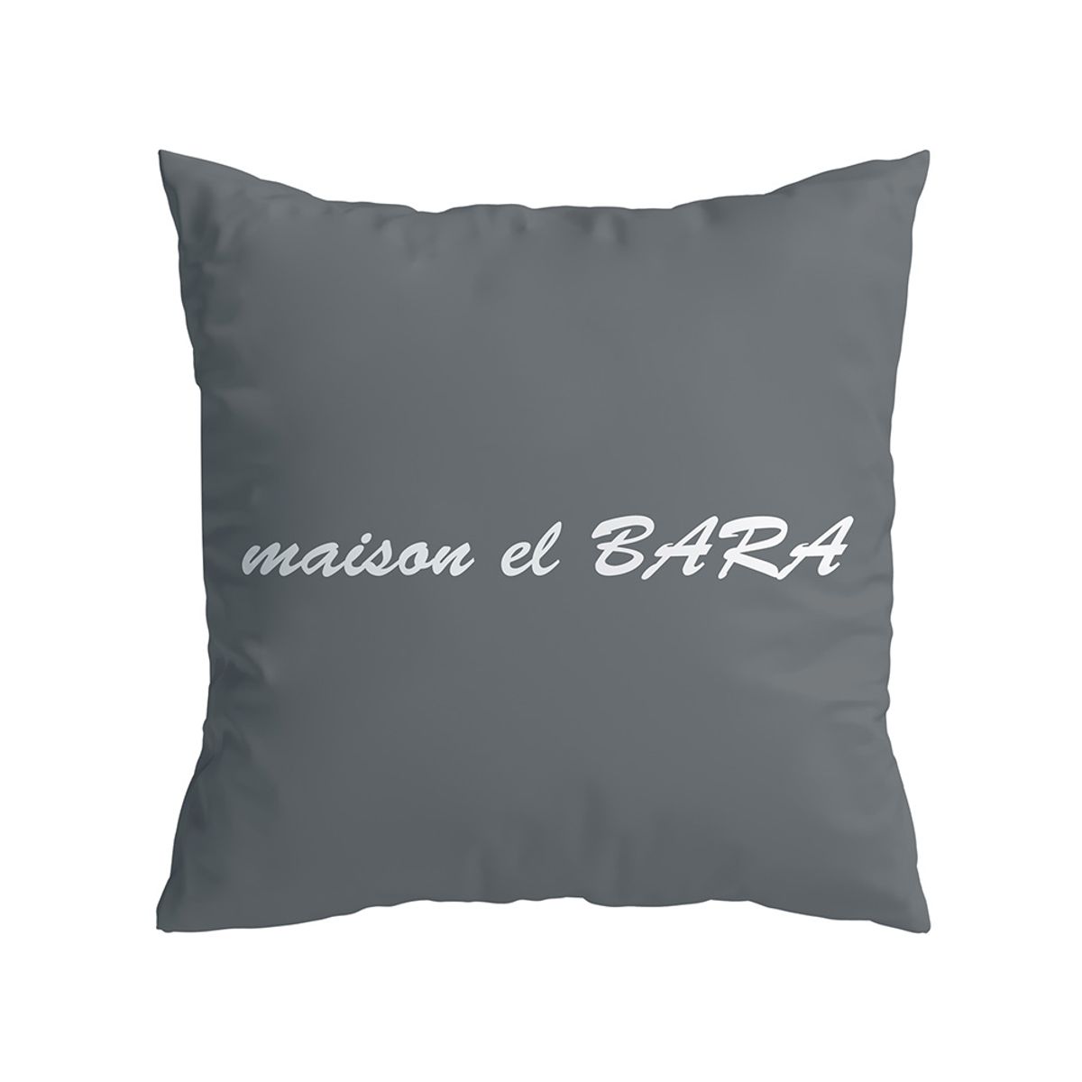메종 엘 바라(MAISON EL BARA) 다크피어니 그레이 쿠션커버
