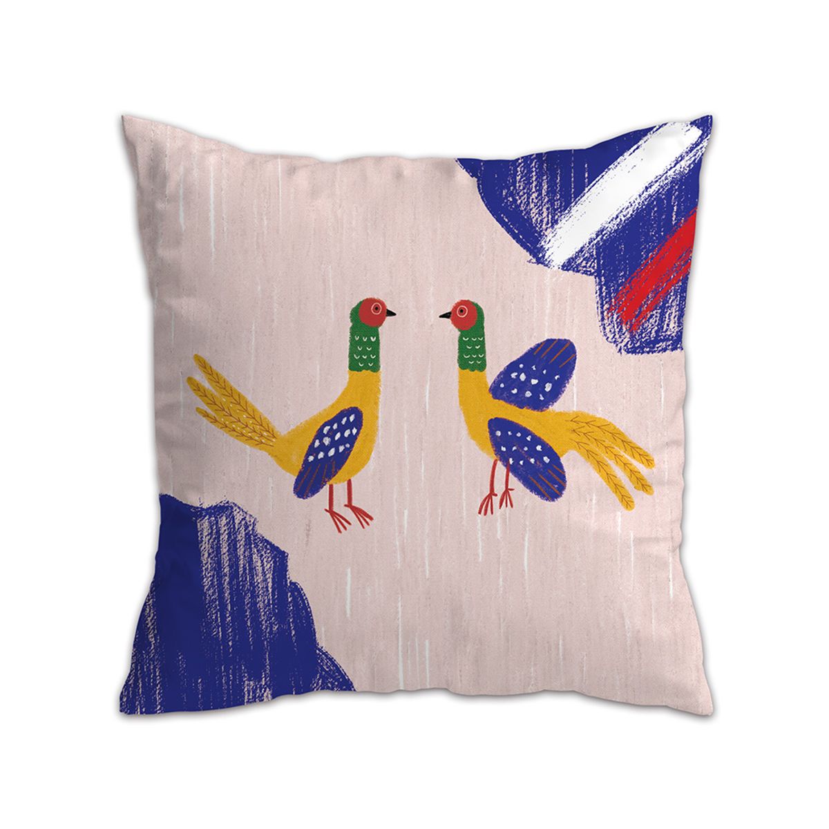 메종 엘 바라(MAISON EL BARA) 화조도 쿠션커버