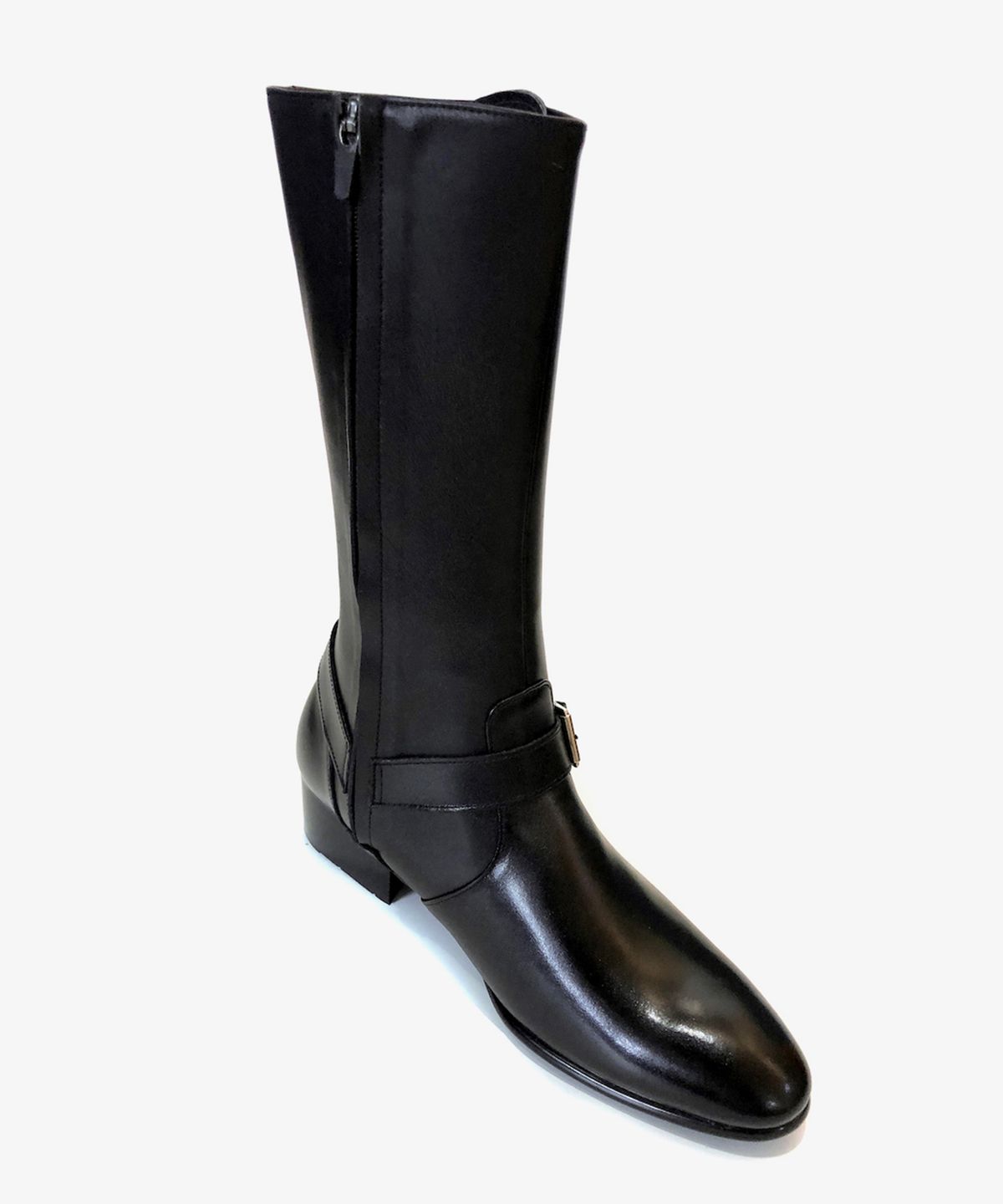 조앤슈(JOENSHOE) 로랑 미들 엔지니어 롱 부츠 블랙