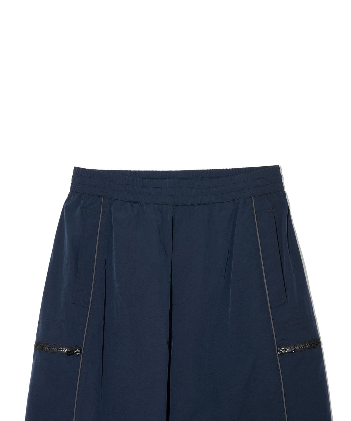 논타입(NONTYPE) PIPING CARGO TRACK PANTS (NAVY)