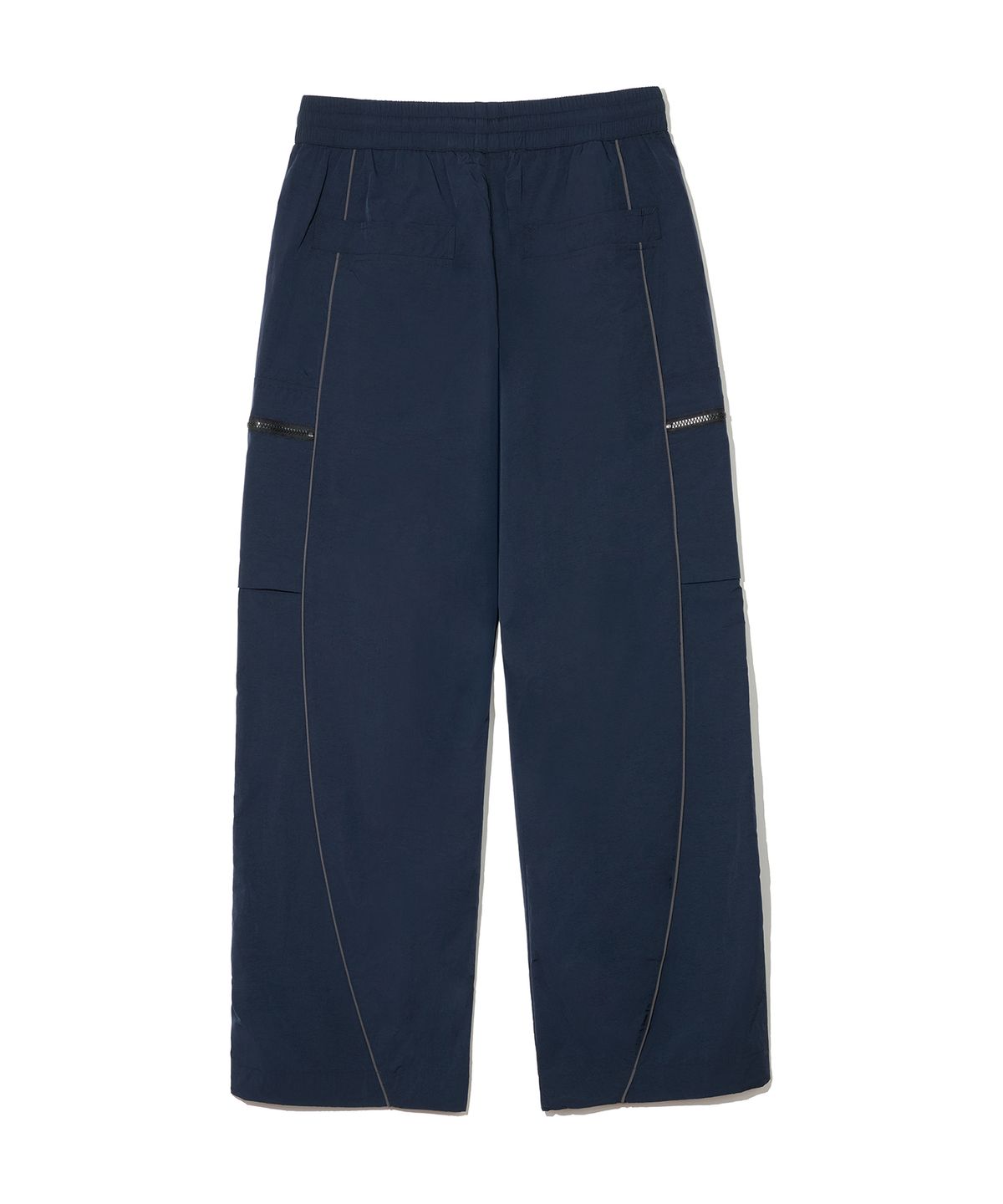 논타입(NONTYPE) PIPING CARGO TRACK PANTS (NAVY)