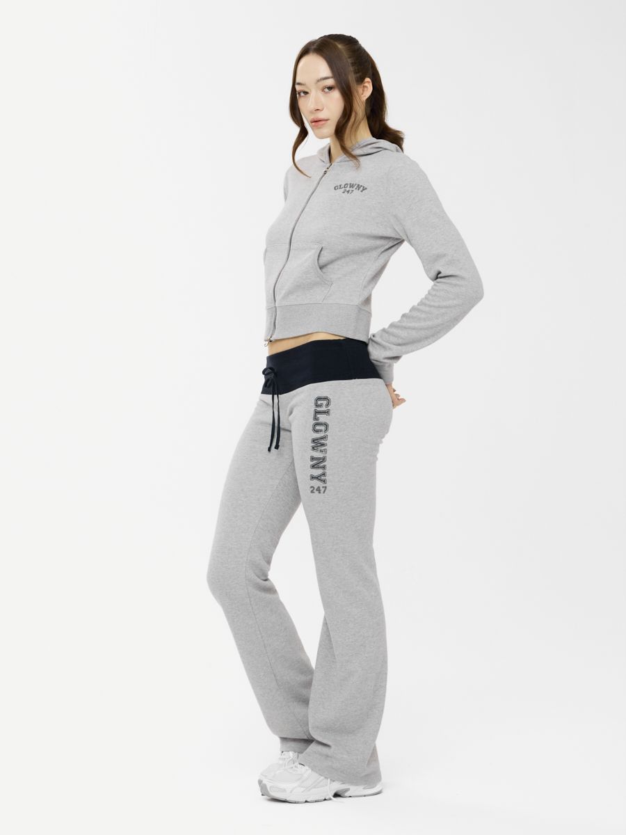 ★GLOWNY★247 DAY SNUG FLARE PANTS (MELANGE GRAY)★正規品 MUSINSA | GLOWNY 247 DAY SNUG FLARE PANTS (2 Colors)