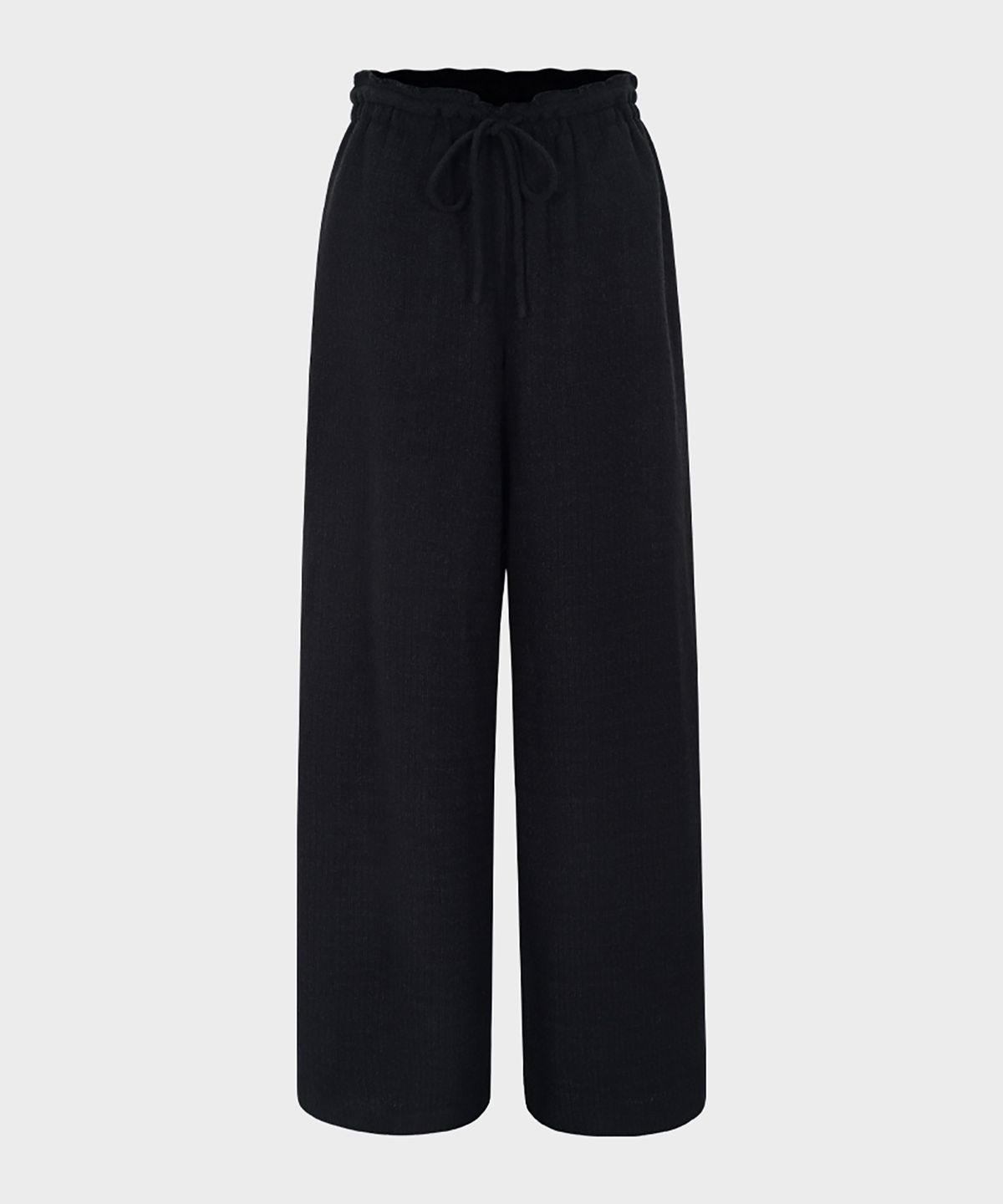 옥토버세컨드(OCTOBERSECOND) Tweed string pants (black)