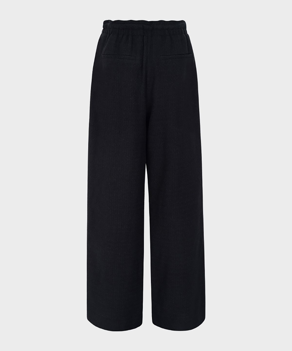 옥토버세컨드(OCTOBERSECOND) Tweed string pants (black)