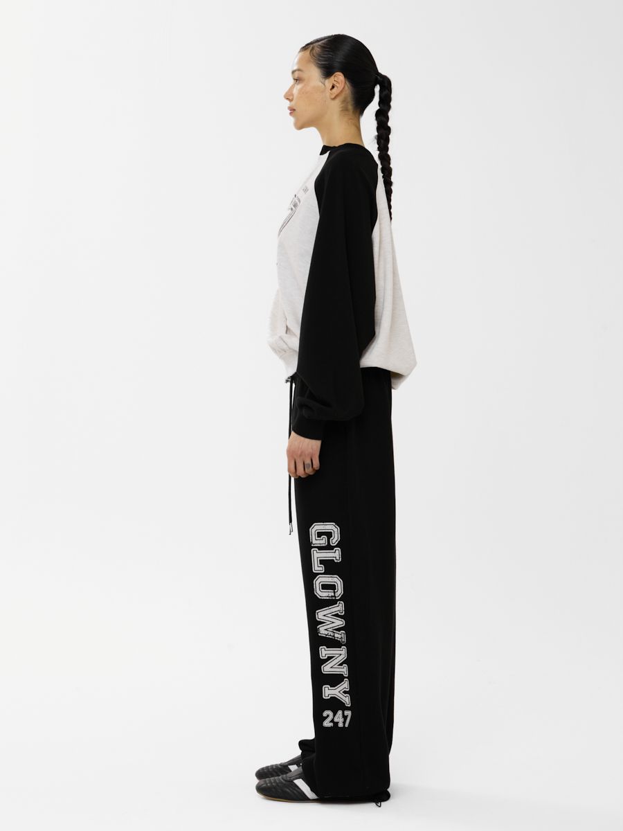 GLOWNY ♥ 247 CONTRAST TRACKSUIT PANTS /追跡付 MUSINSA | GLOWNY 247 CONTRAST TRACKSUIT PANTS (BLACK)