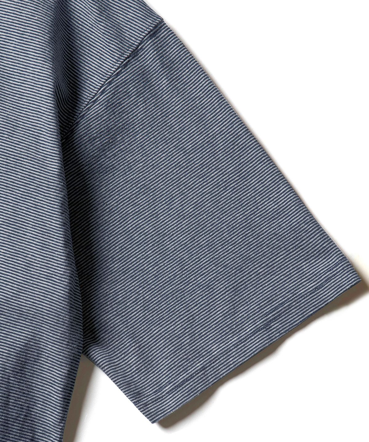 에스파이(ESFAI) [ESFAI X OURSELVES] MULTI C STRIPE T SHIRTS (NAVY)